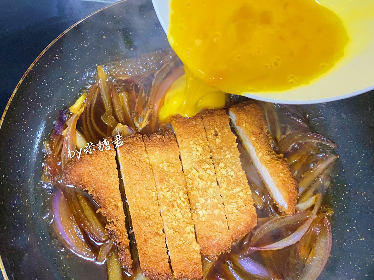 日式炸鸡亲子饭