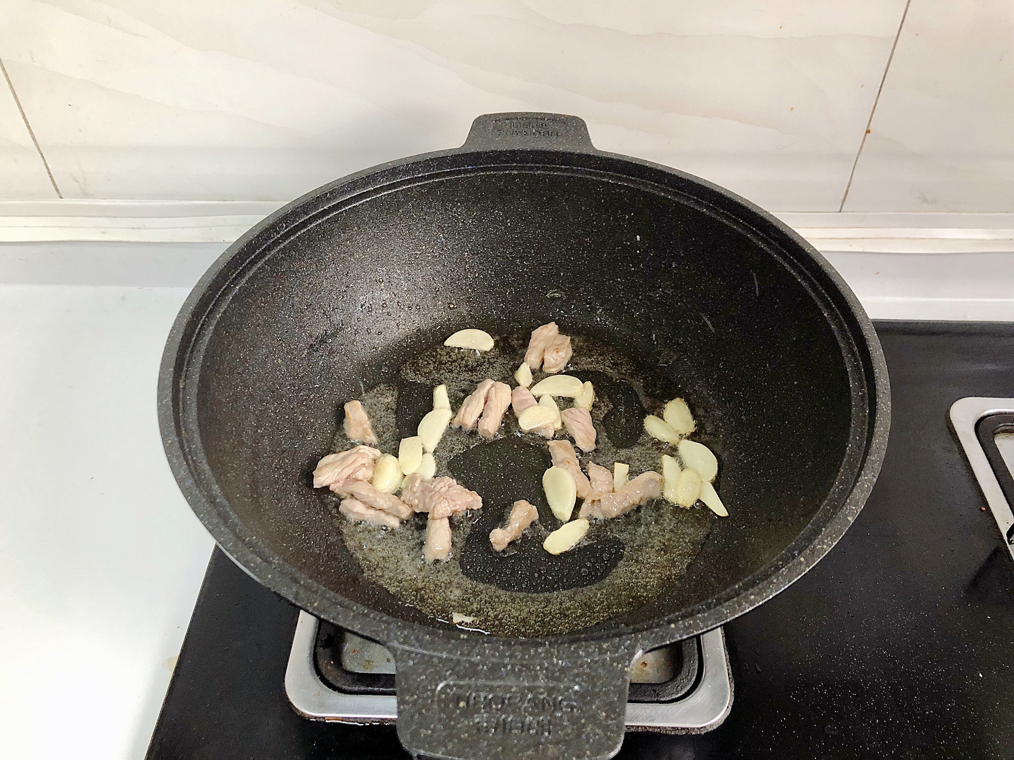 肉炒双菇
