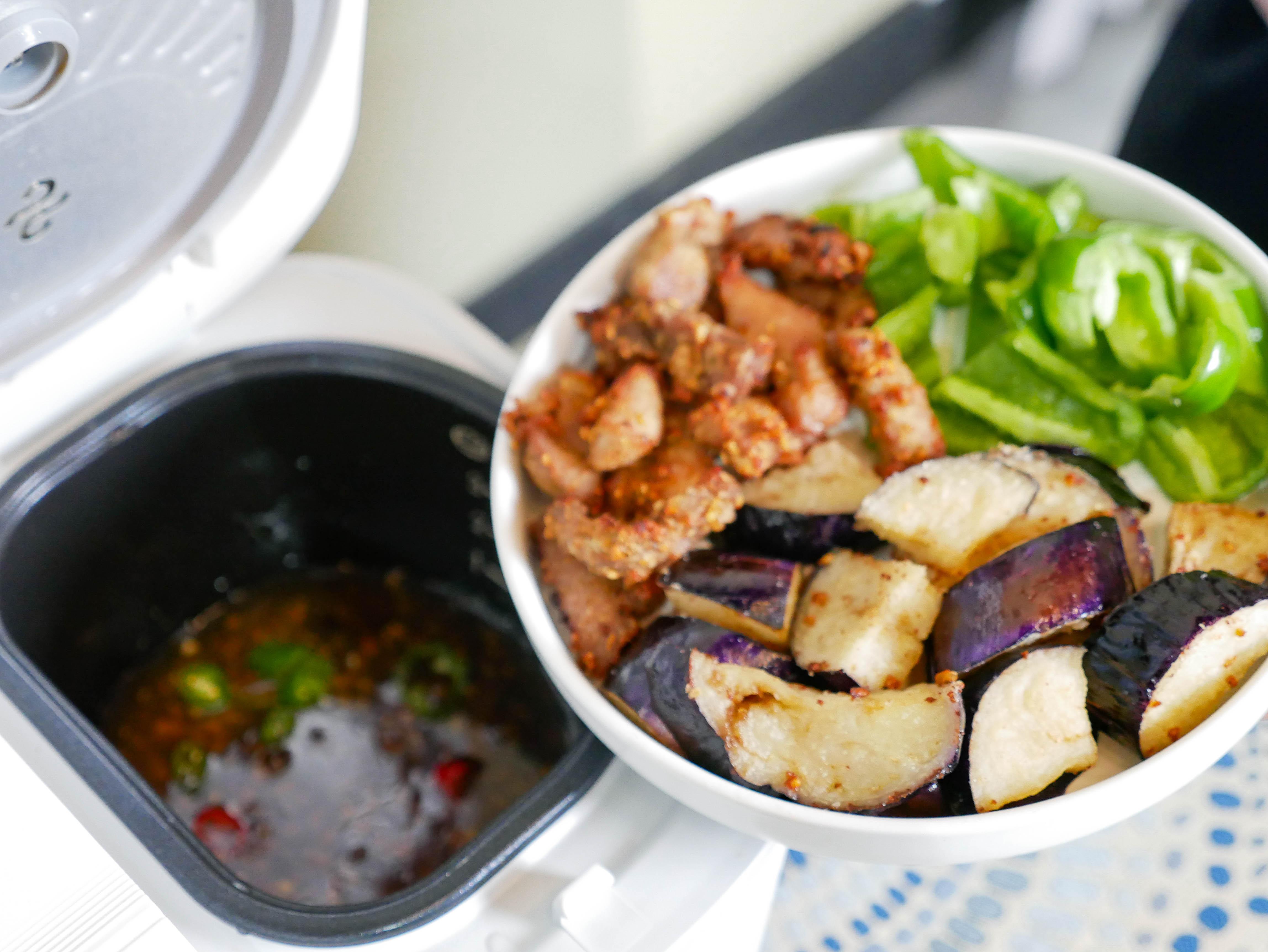 肉段烧茄子