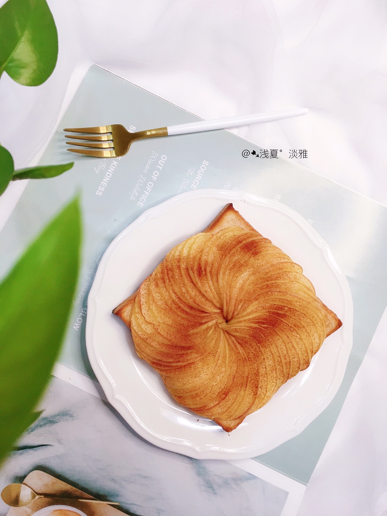 肉桂吐司苹果派