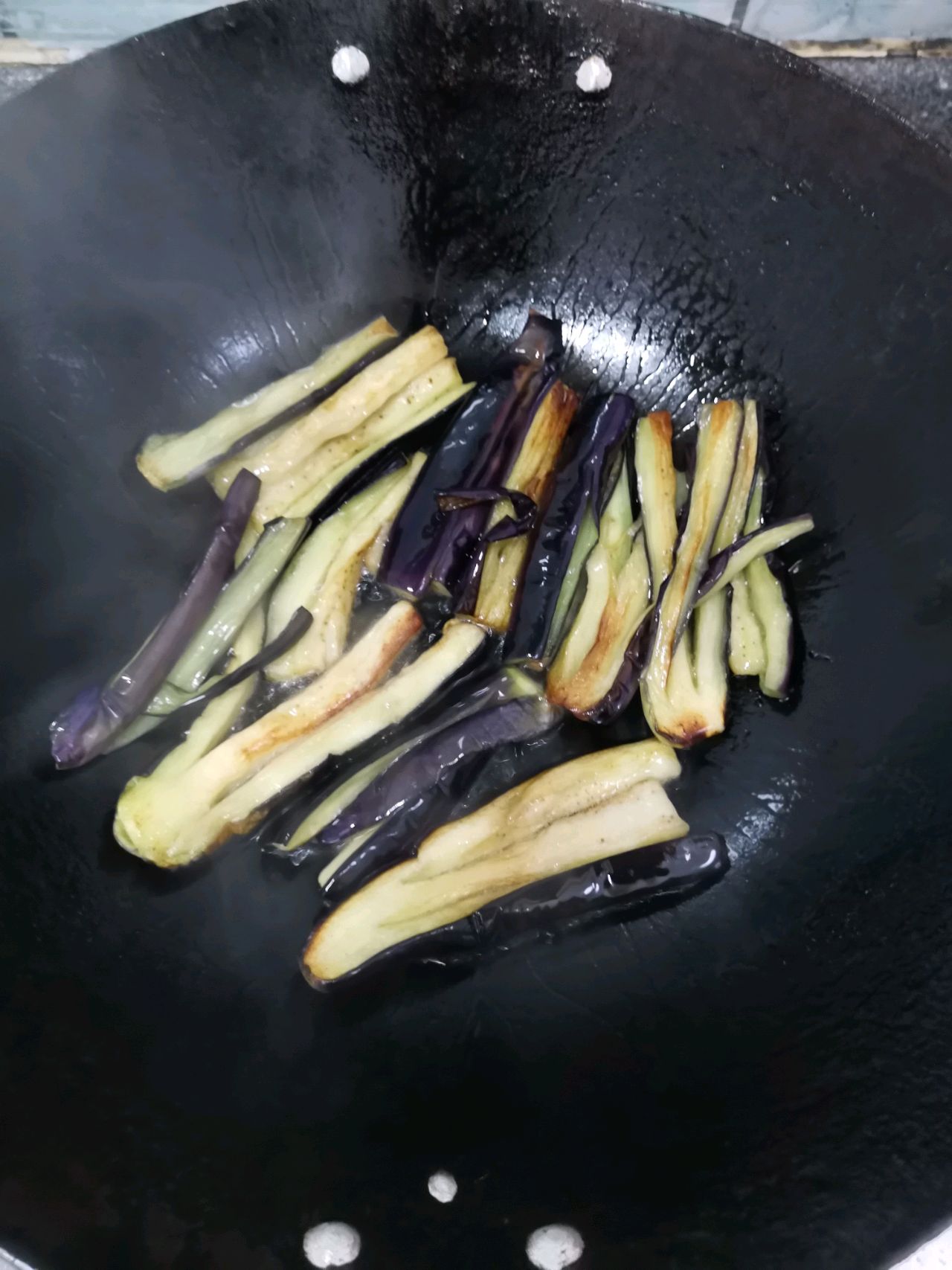 肉酱焖茄子