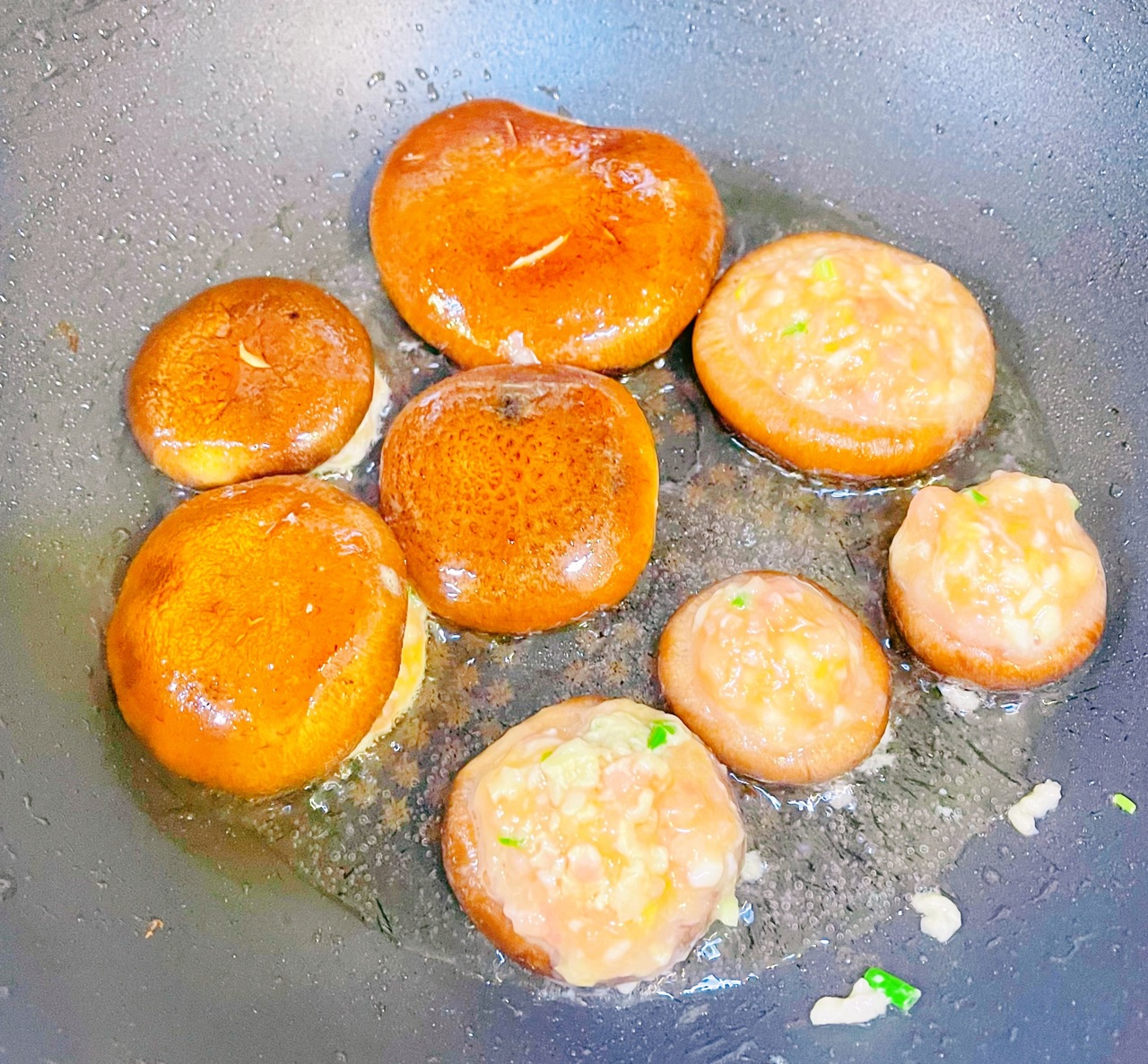 肉糜香菇塔