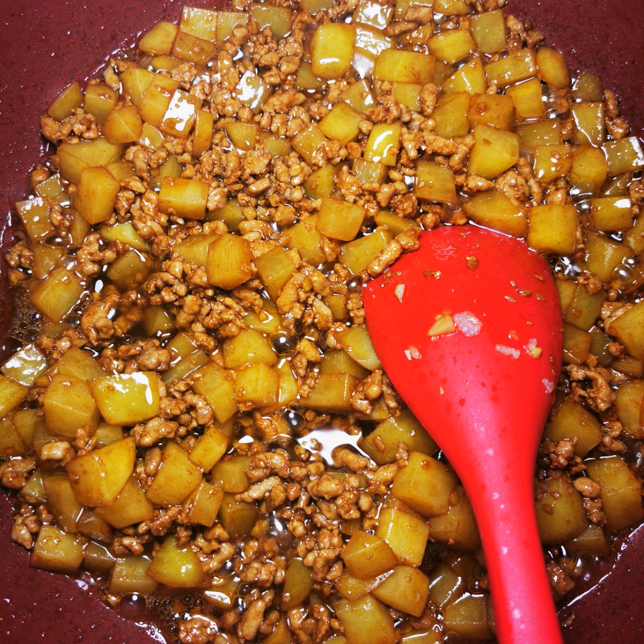 肉沫炒土豆