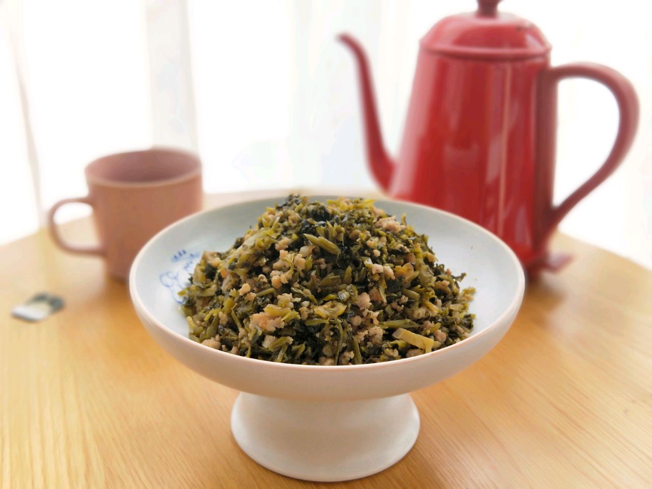 肉末炒雪里蕻