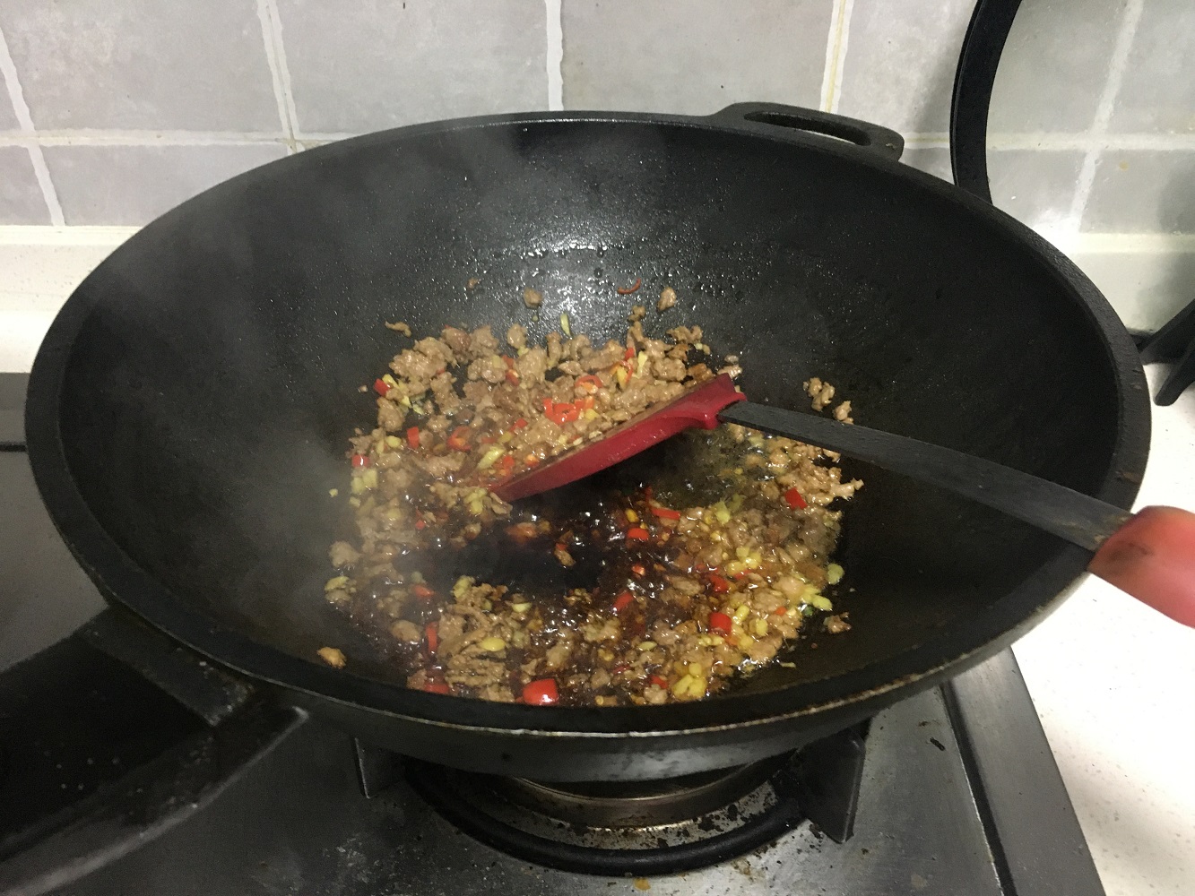 肉末豆腐蒸蛋