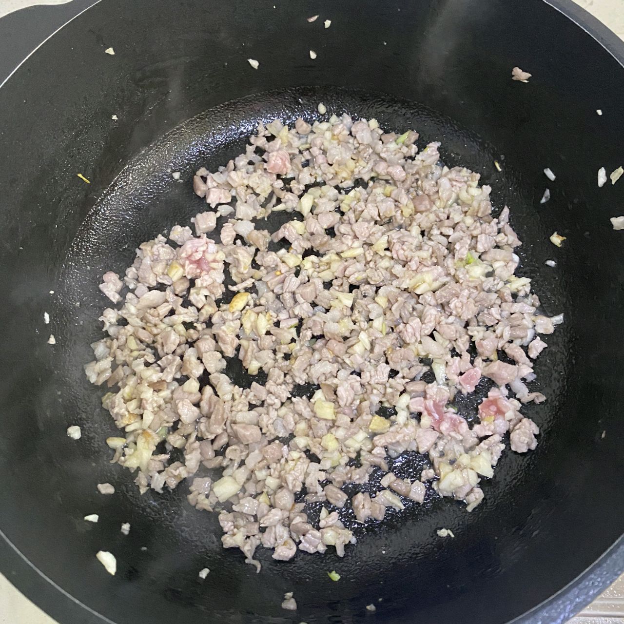肉末豆角焖面