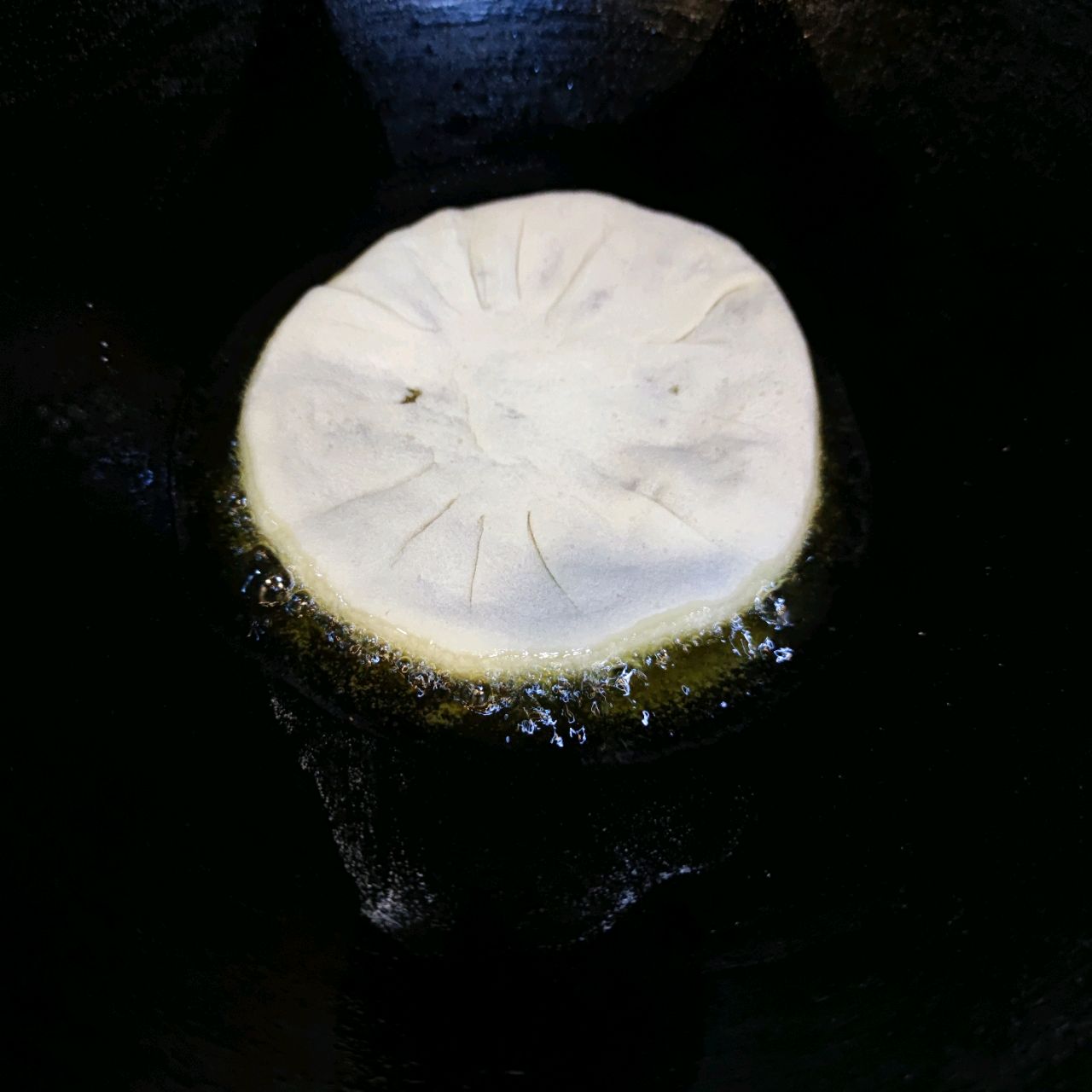 肉末南瓜芽菜煎饼