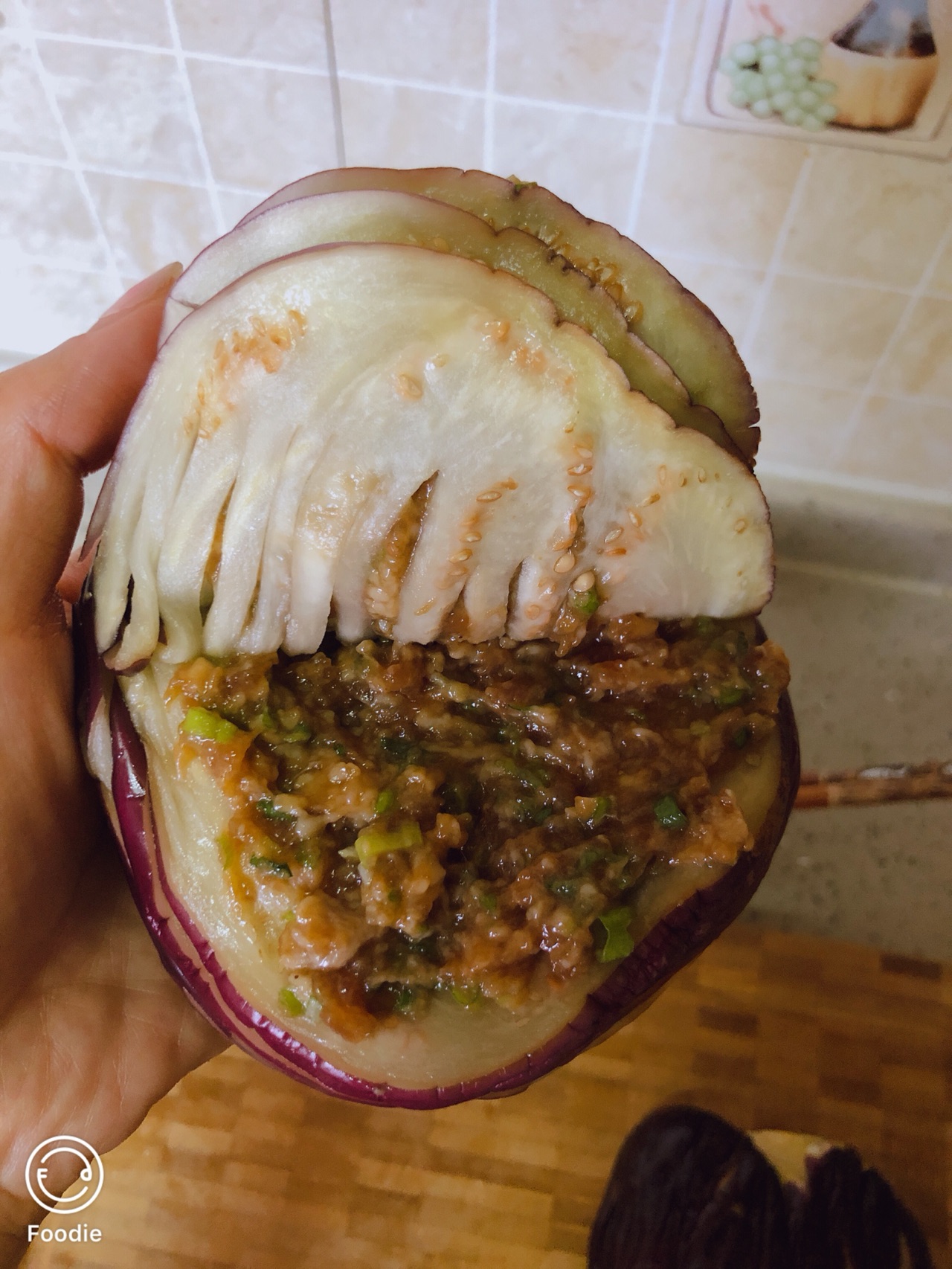 肉沫千层茄子