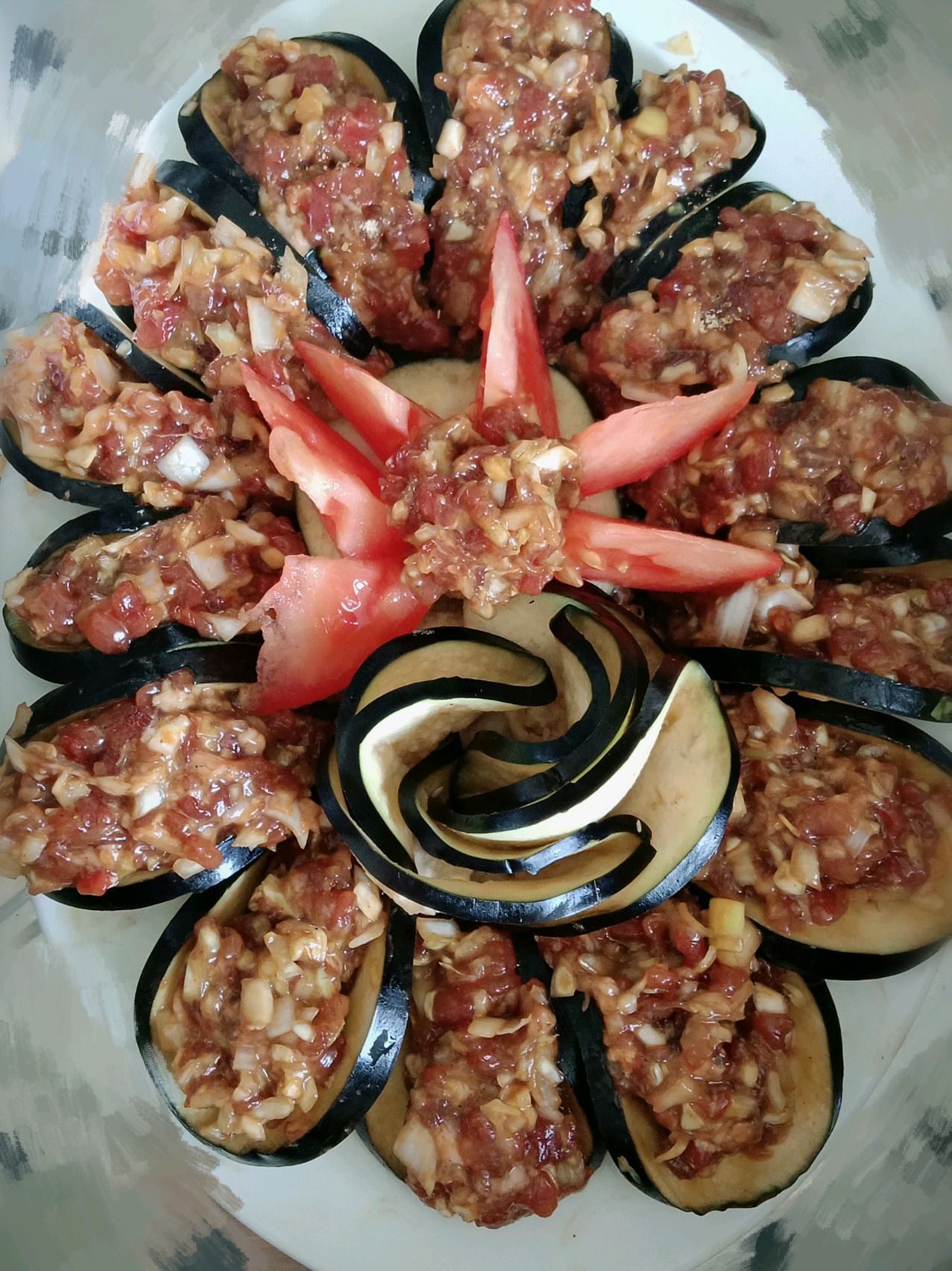 肉沫茄花