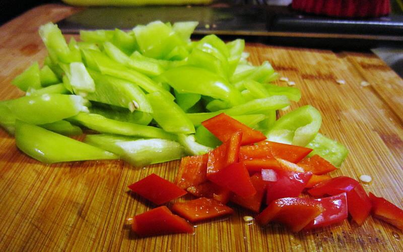 肉末茄子菜椒