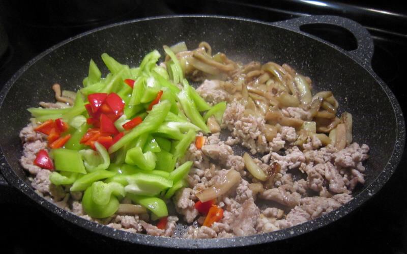 肉末茄子菜椒