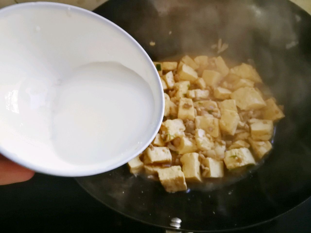 肉末烧豆腐
