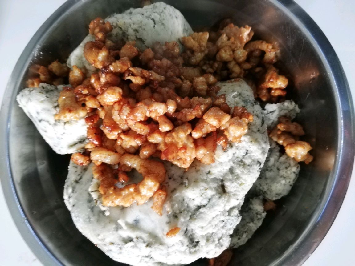 肉末水萩粑