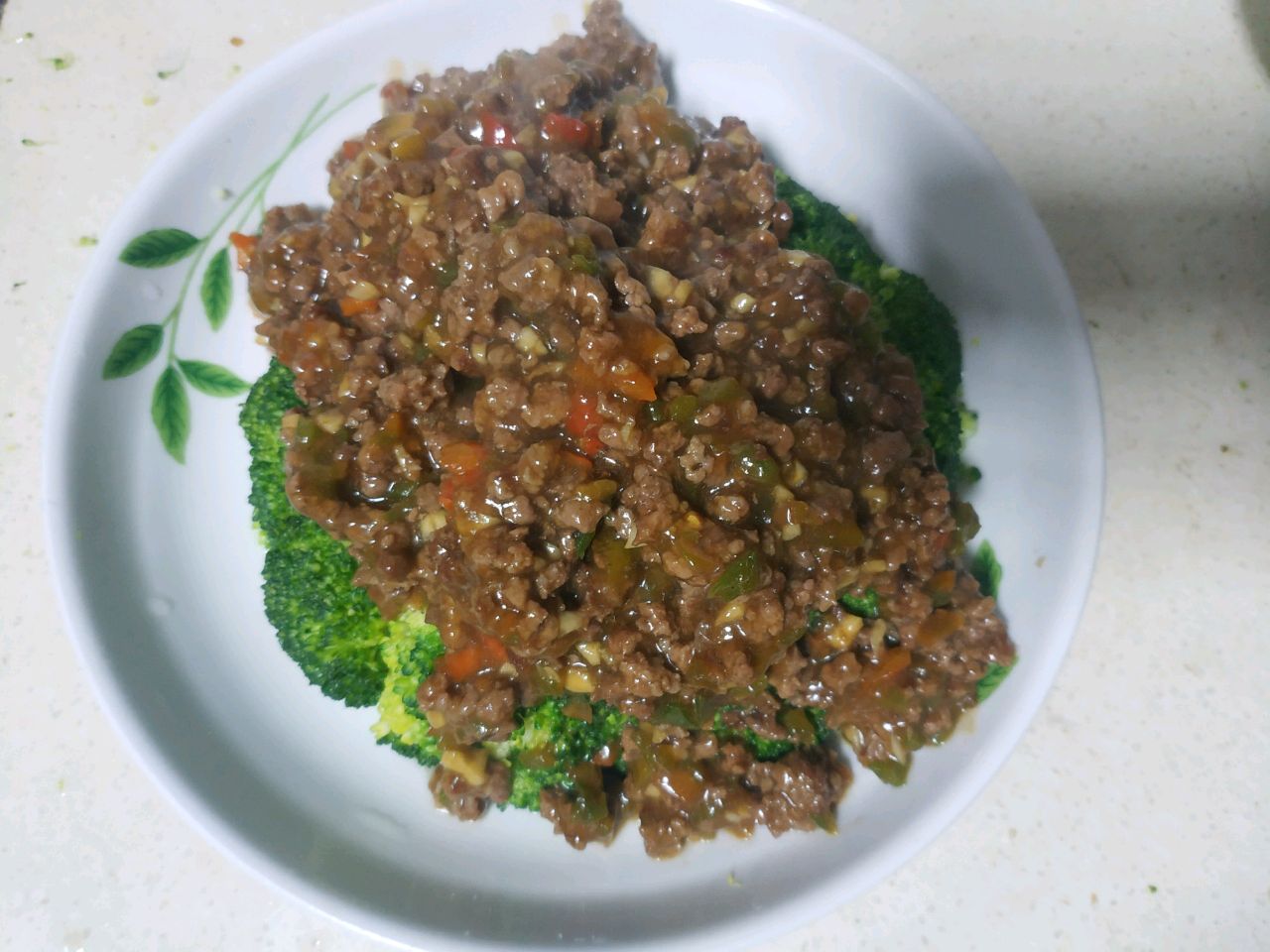 肉末西蓝花