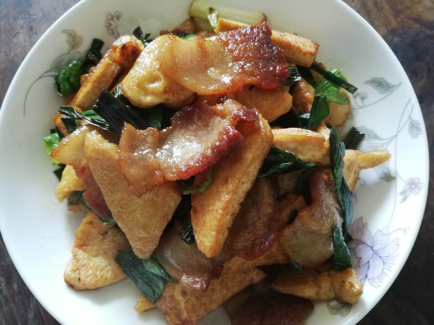 肉片煎豆腐