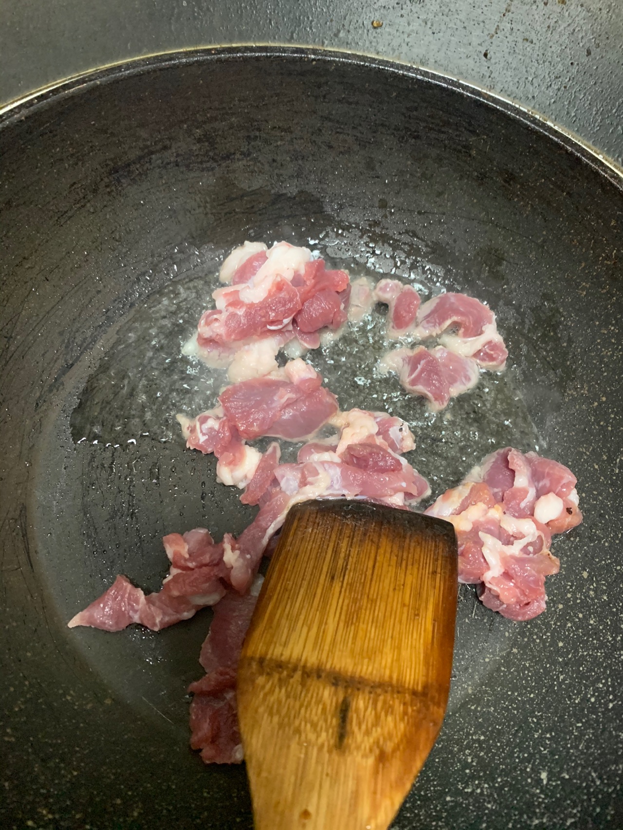 肉片木耳炒山药