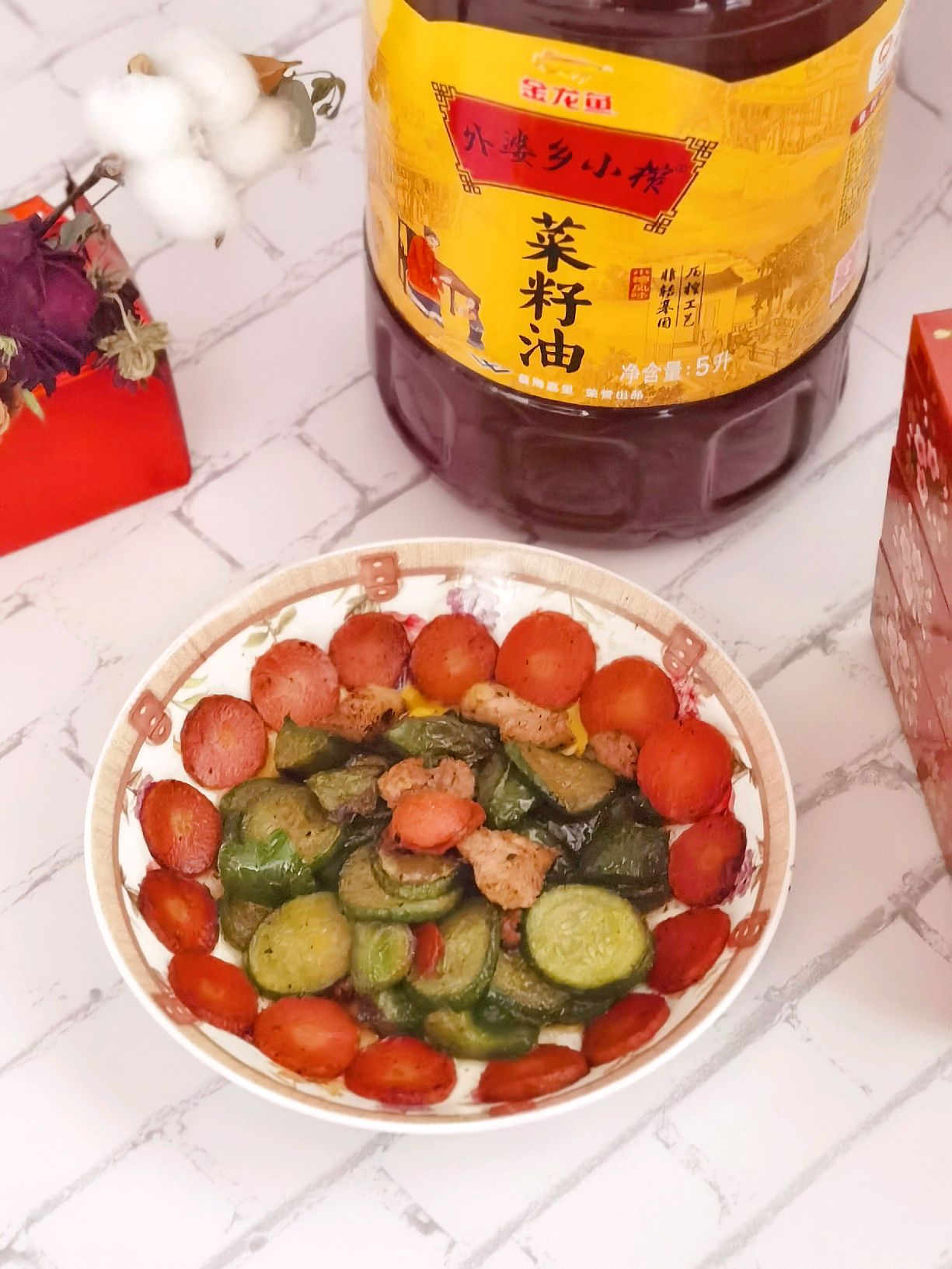 肉片什锦炒素