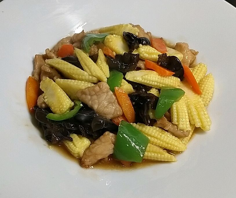肉片玉米笋