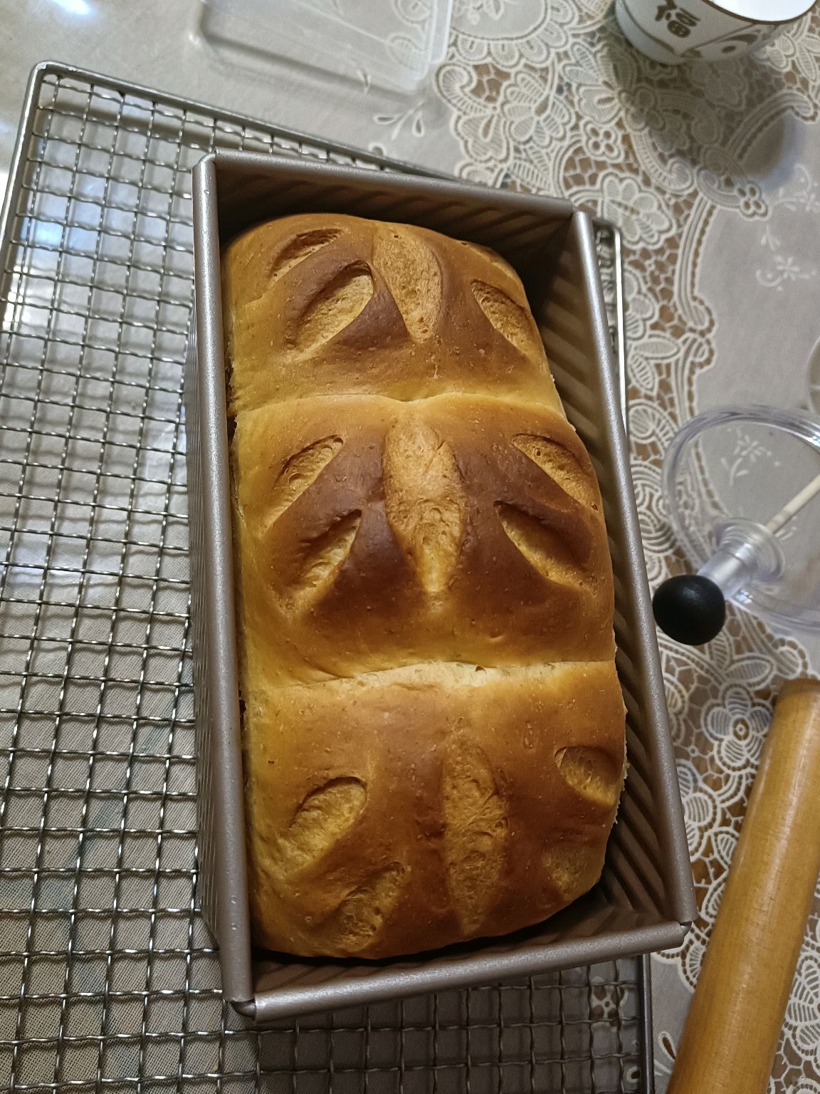 柔软的甜土司