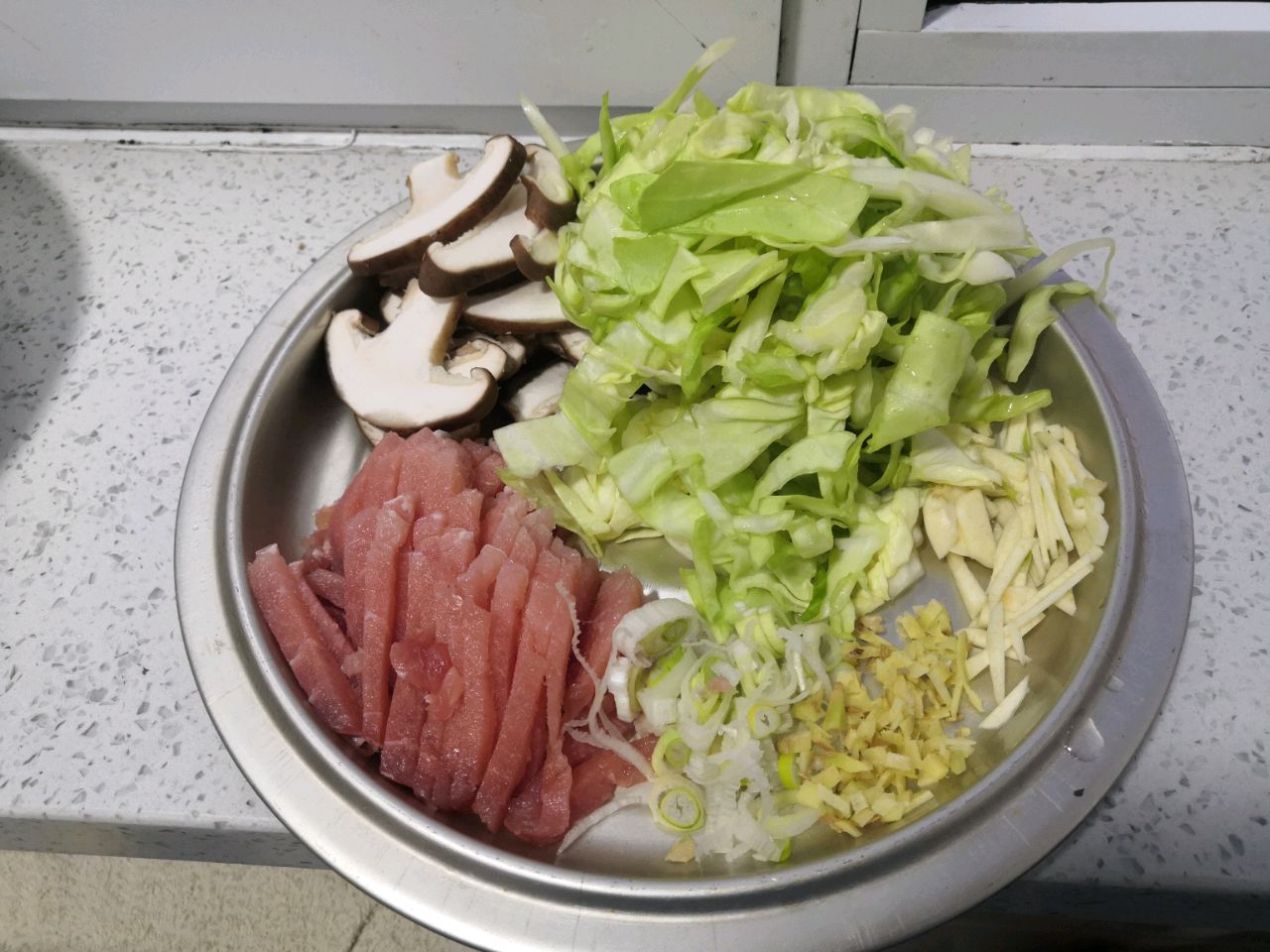 肉丝炒饼