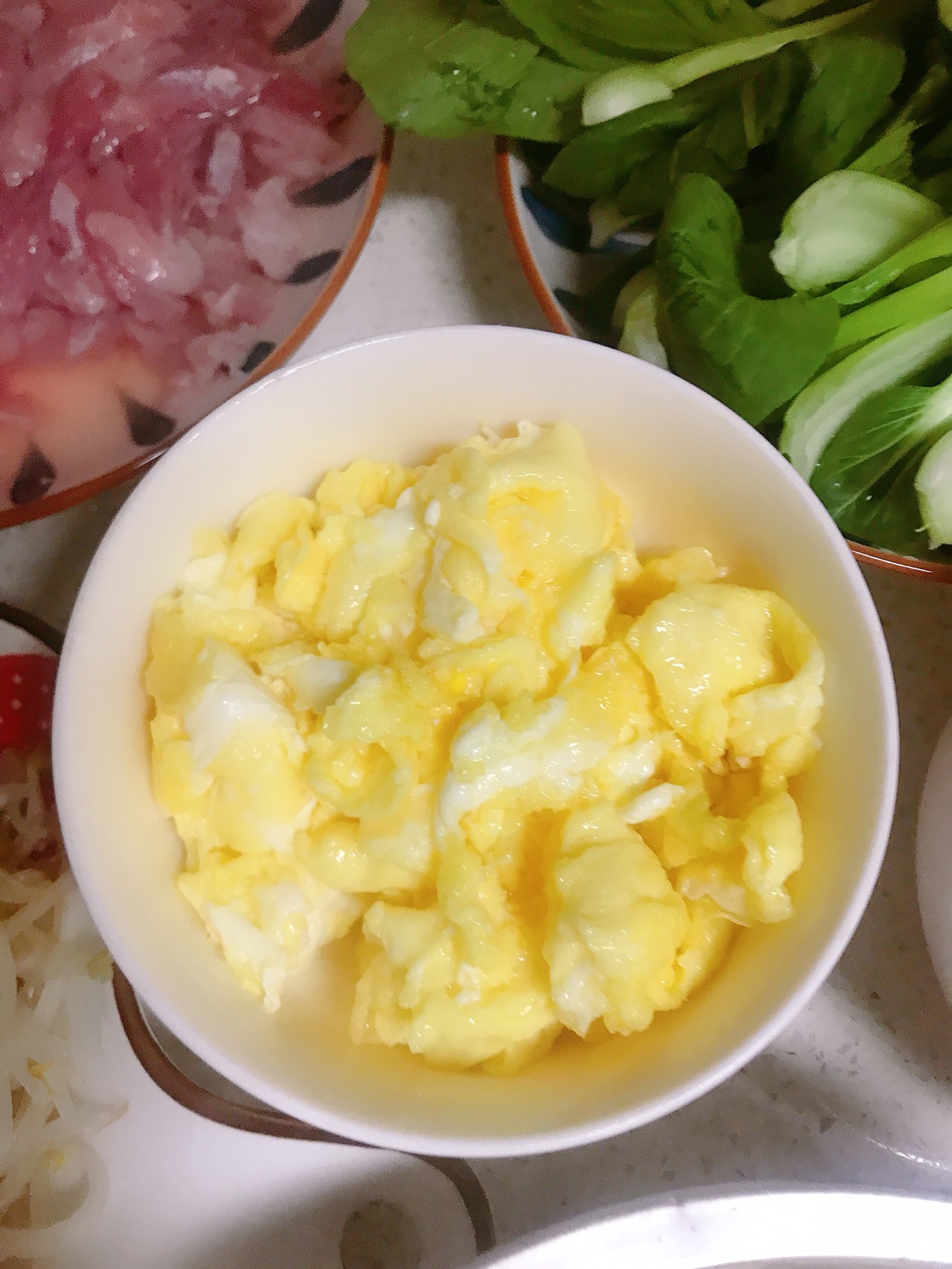 肉丝鸡蛋炒面