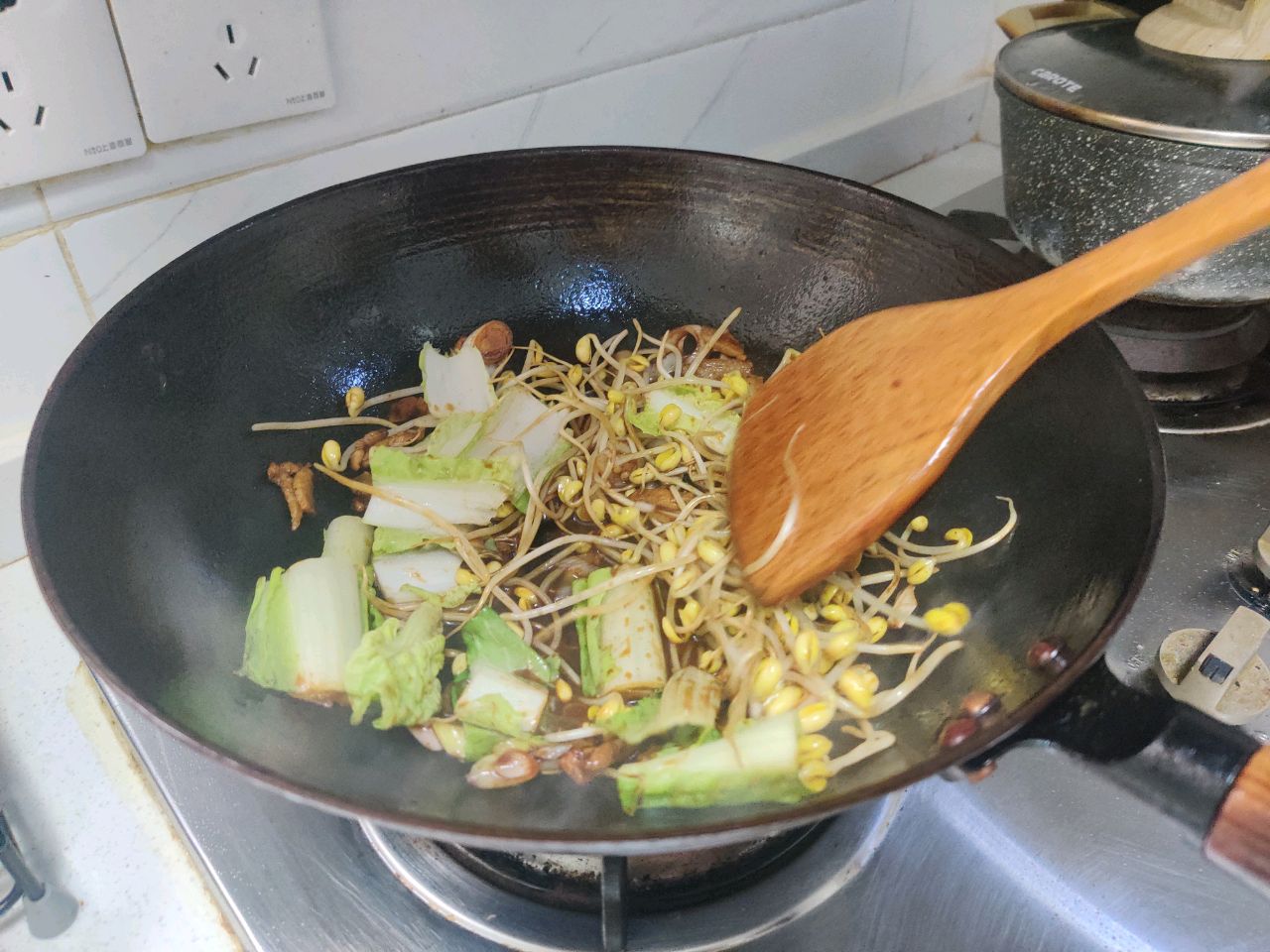 肉丝炝锅面