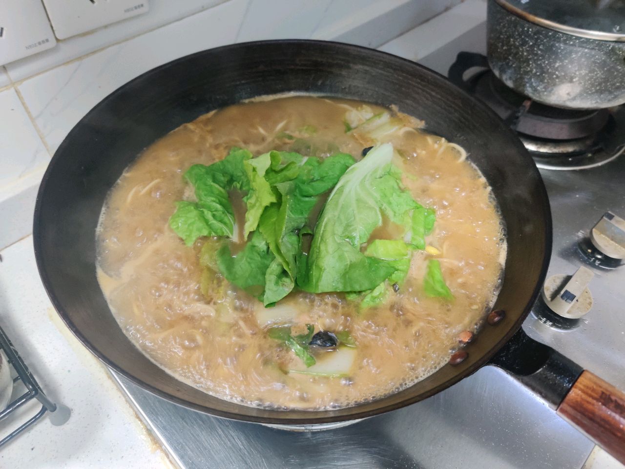 肉丝炝锅面