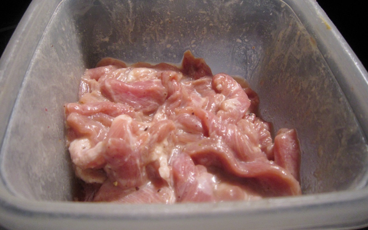 肉丝蔬菜