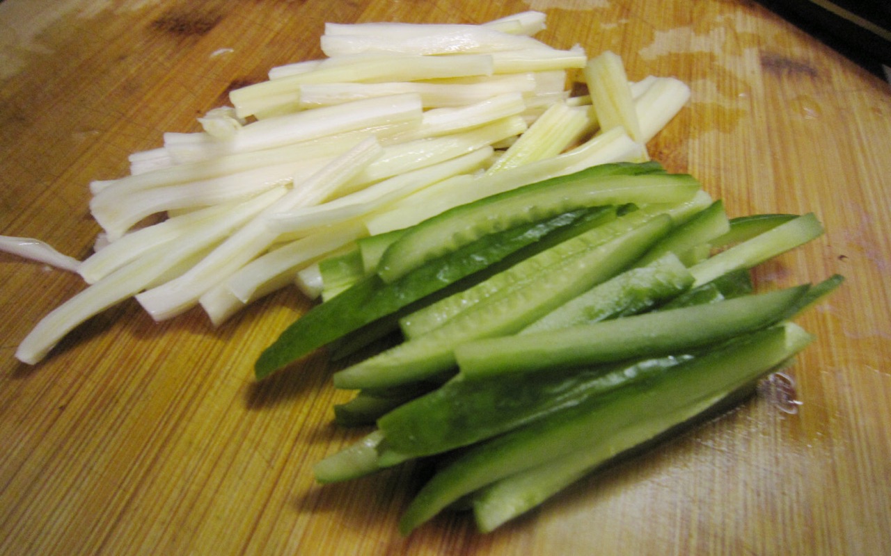 肉丝蔬菜