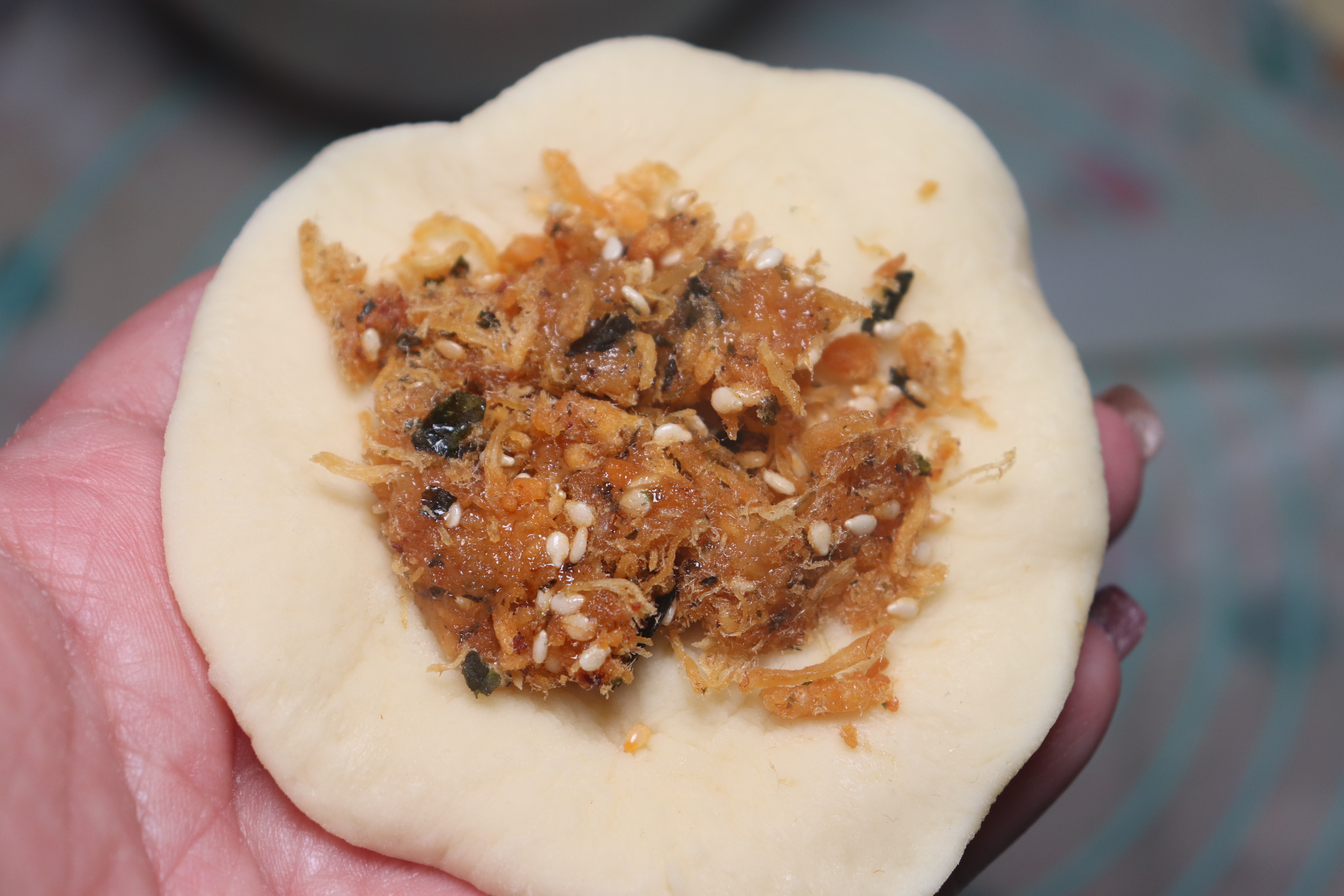 肉松炼乳小餐包
