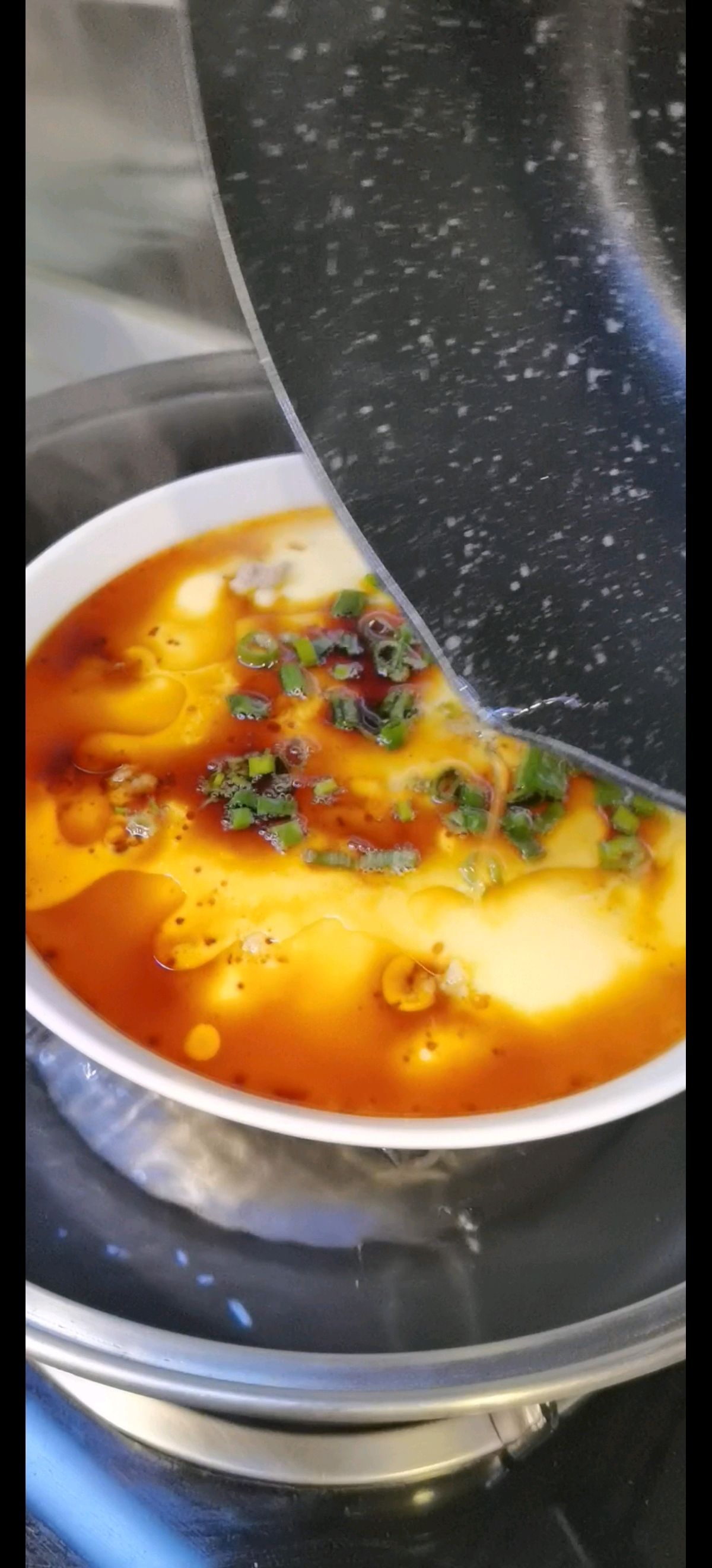 肉丸蒸水蛋
