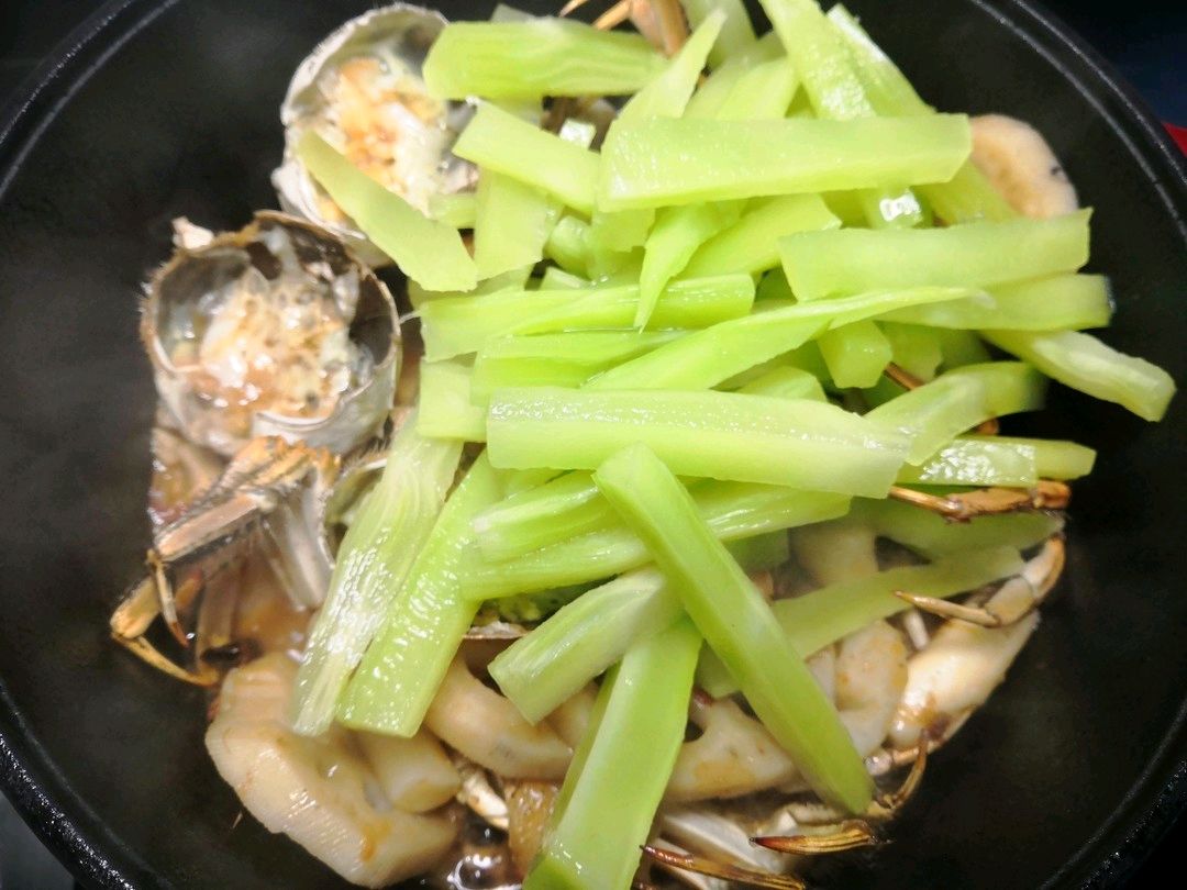 肉蟹煲 |在家也能做的饭店美食，超下饭