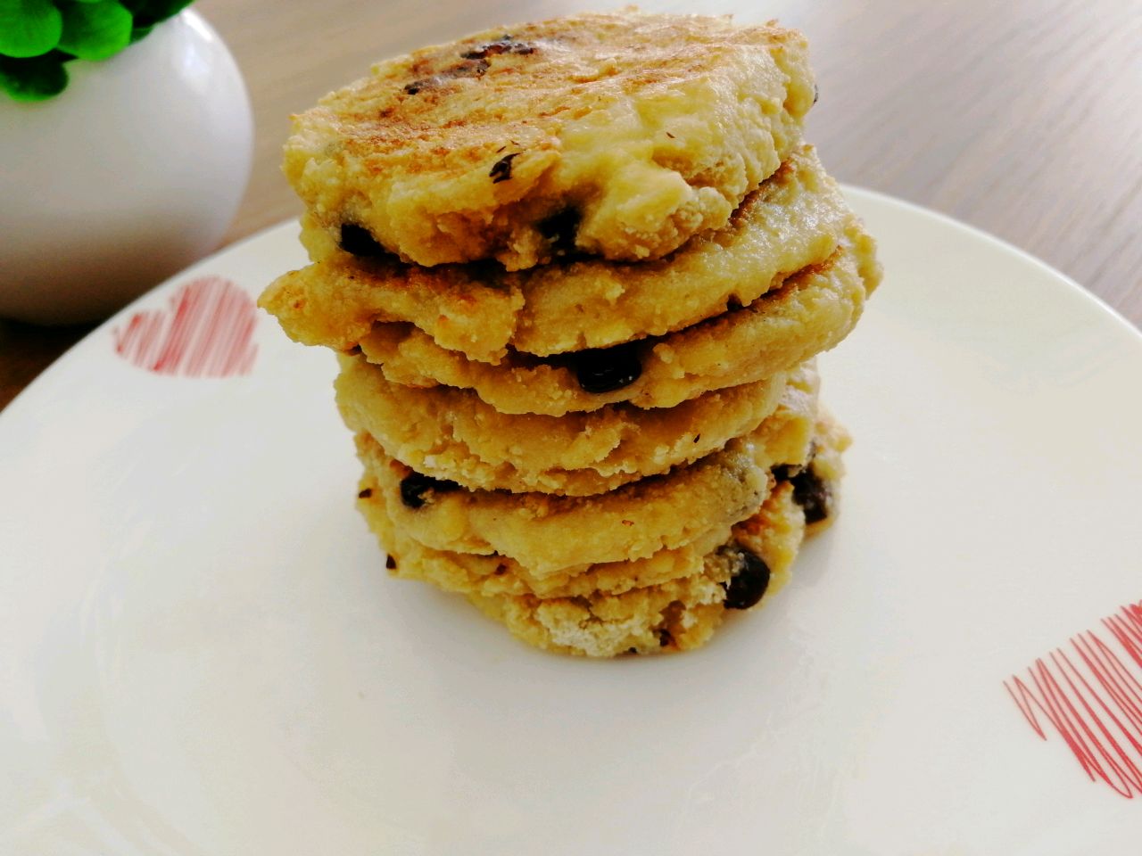 软糯好吃又补钙的豆腐蜜豆饼