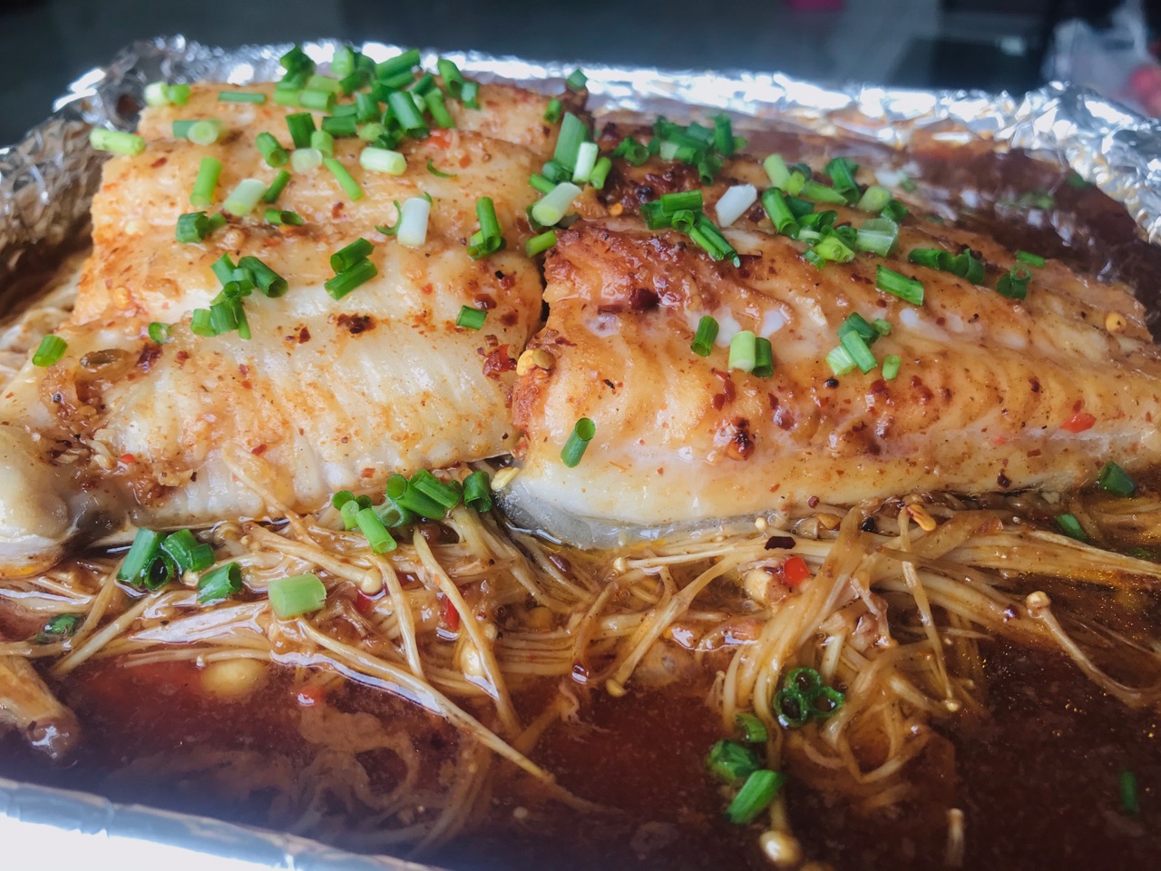 So 的快手减脂餐，蒜蓉巴沙鱼