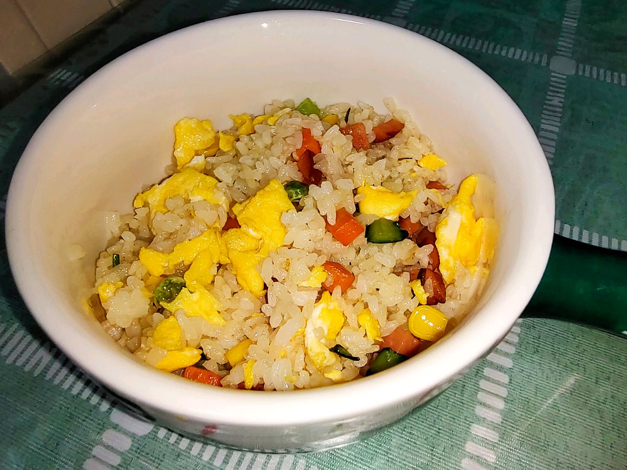 色香味俱全的蛋炒饭