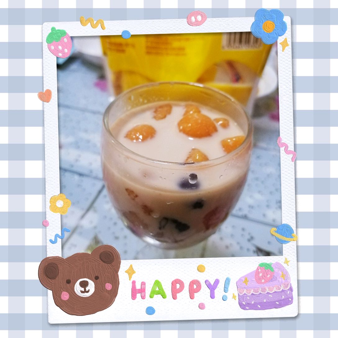 色香味浓的芋圆奶茶