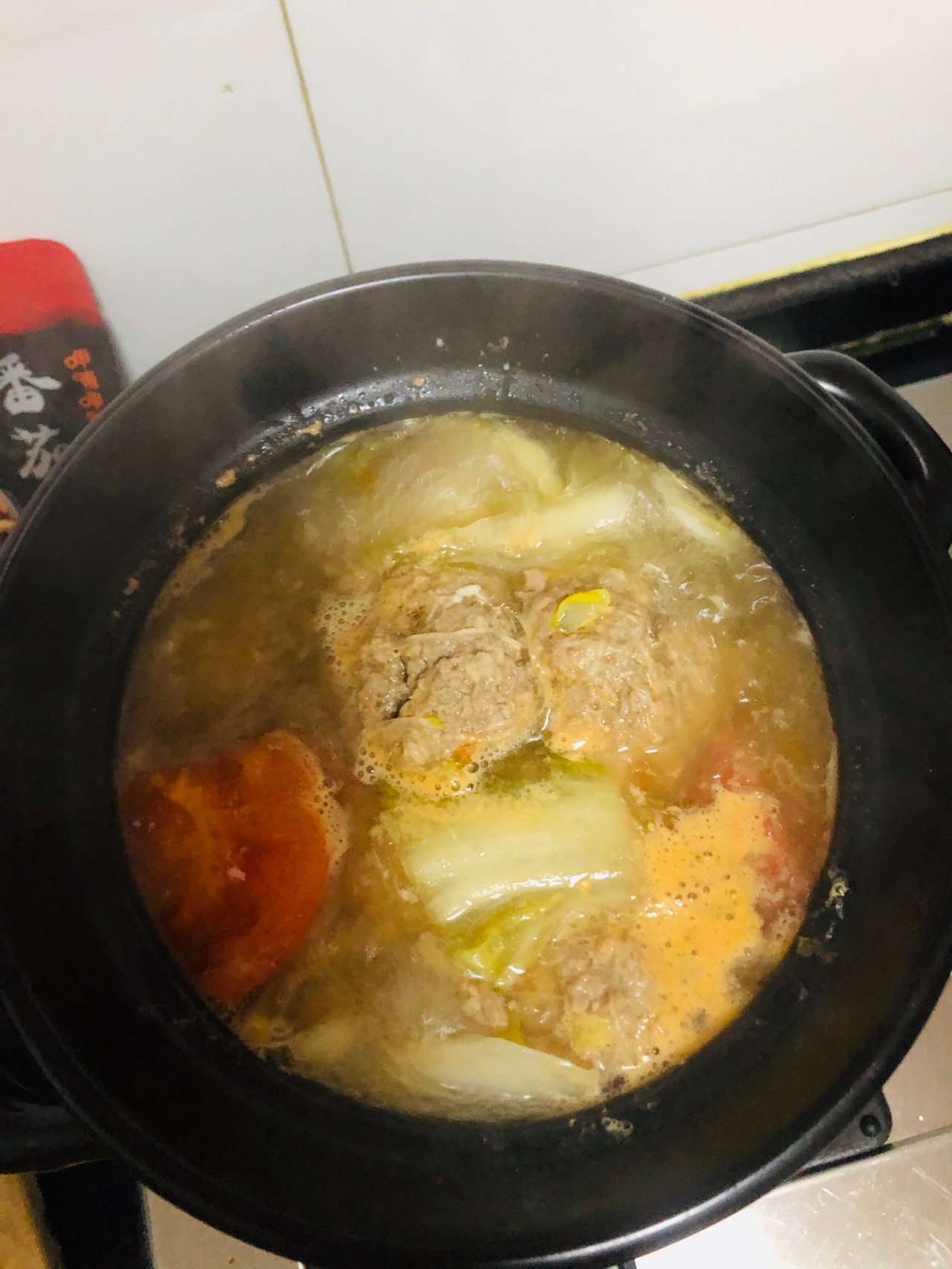 砂锅粉丝丸子煲