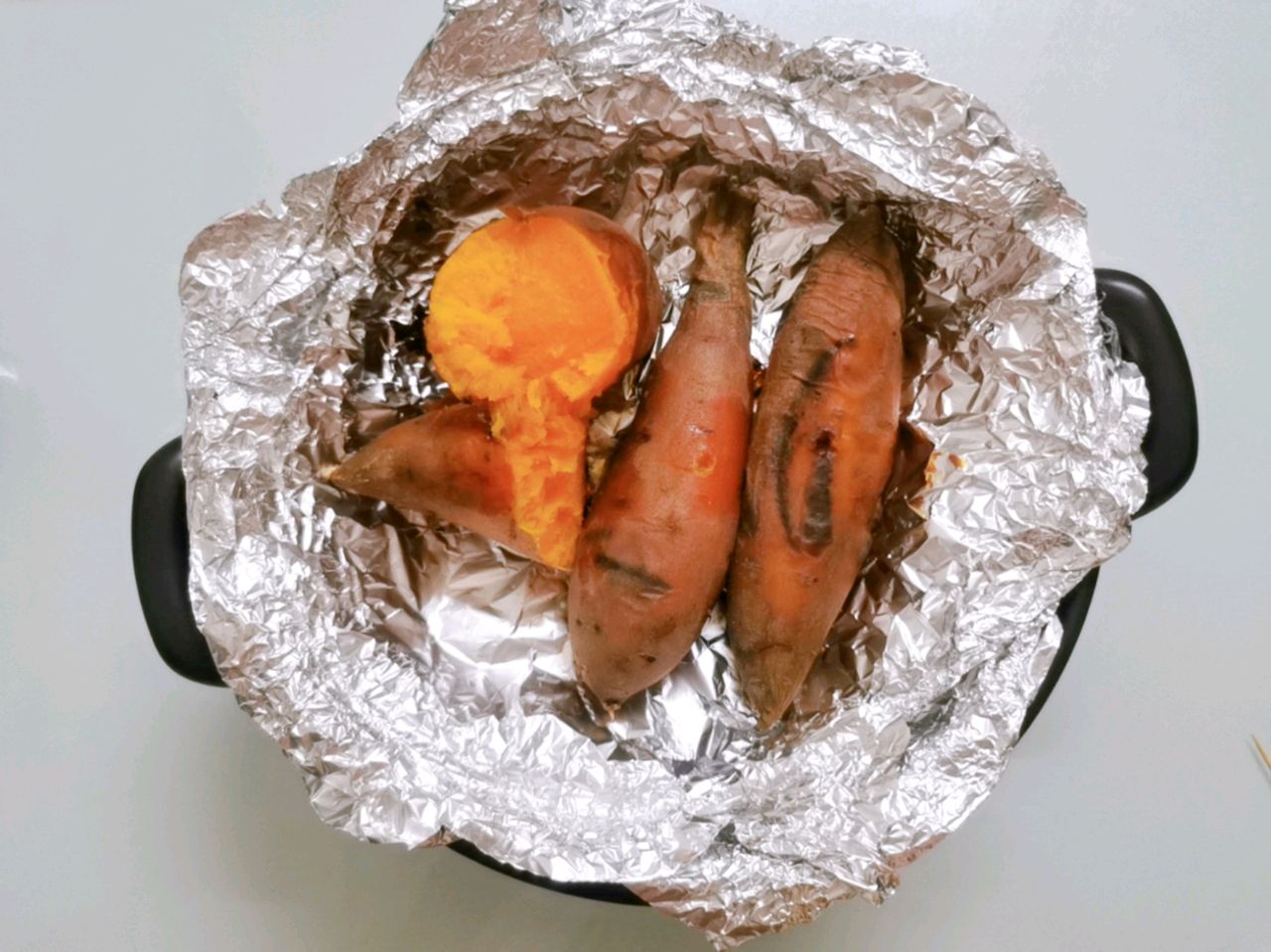 砂锅烤红薯