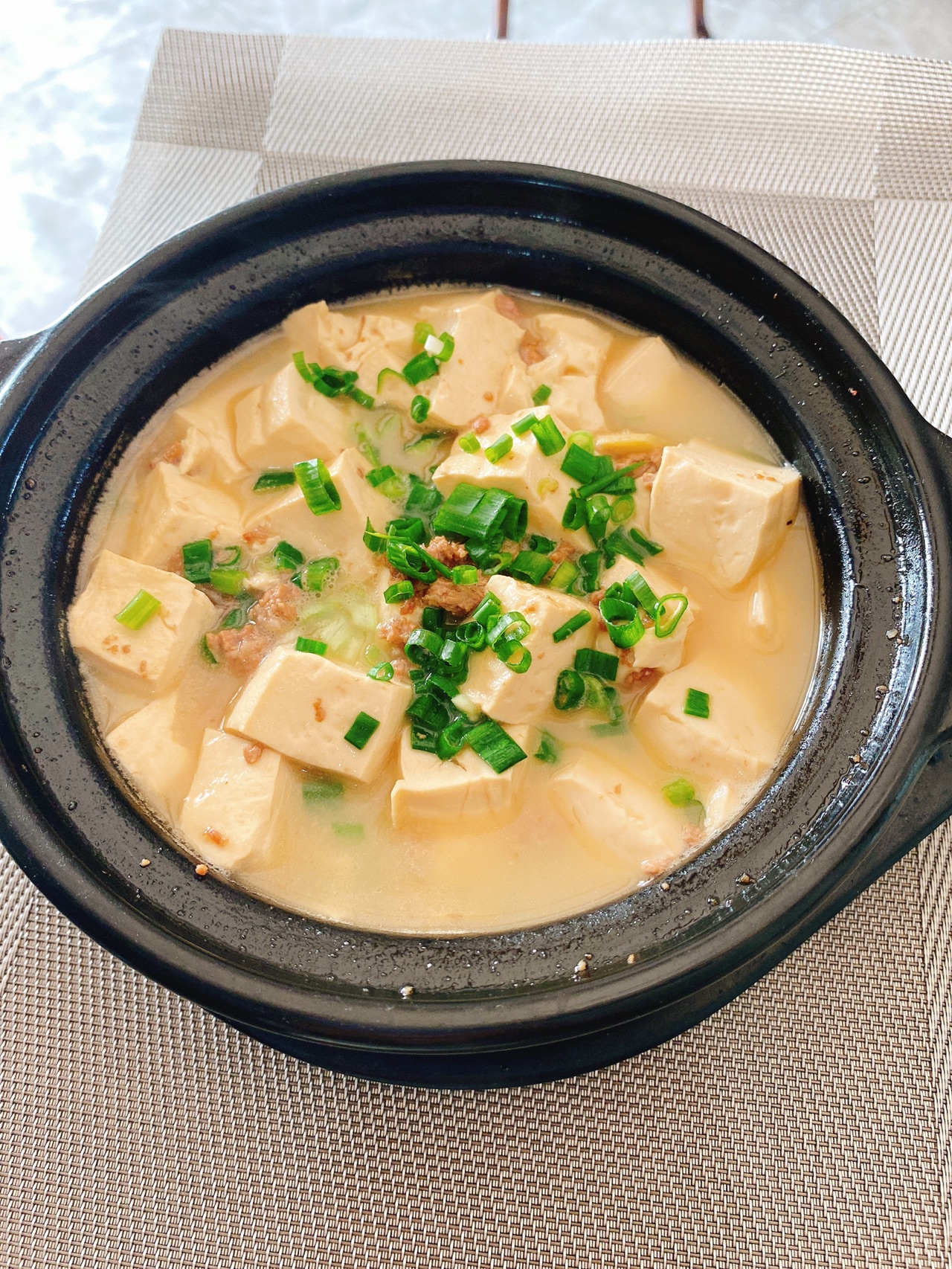 砂锅肉末豆腐