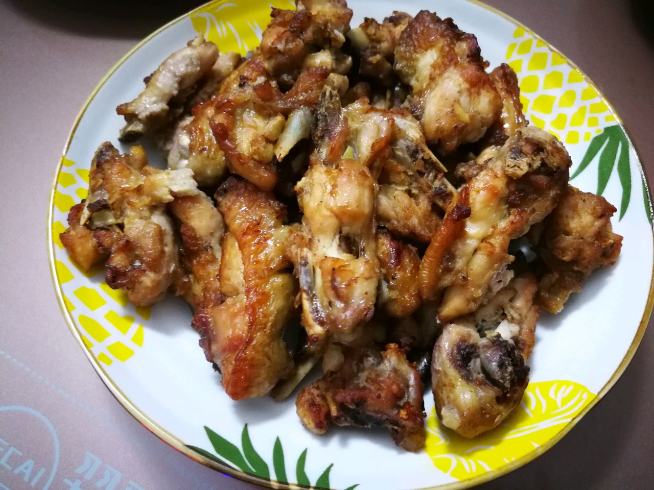 沙姜焗鸡翅