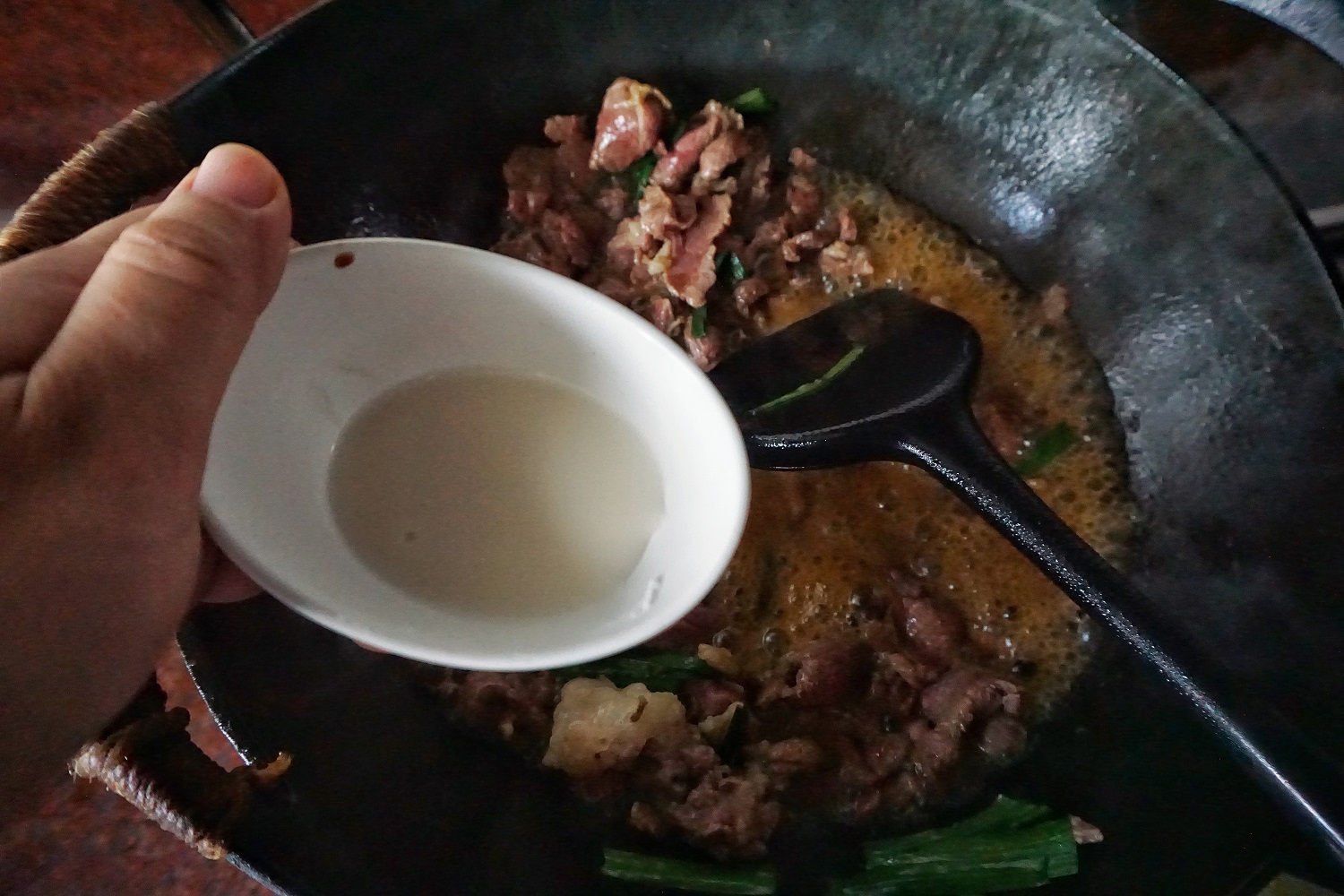 山羊肉炒河粉