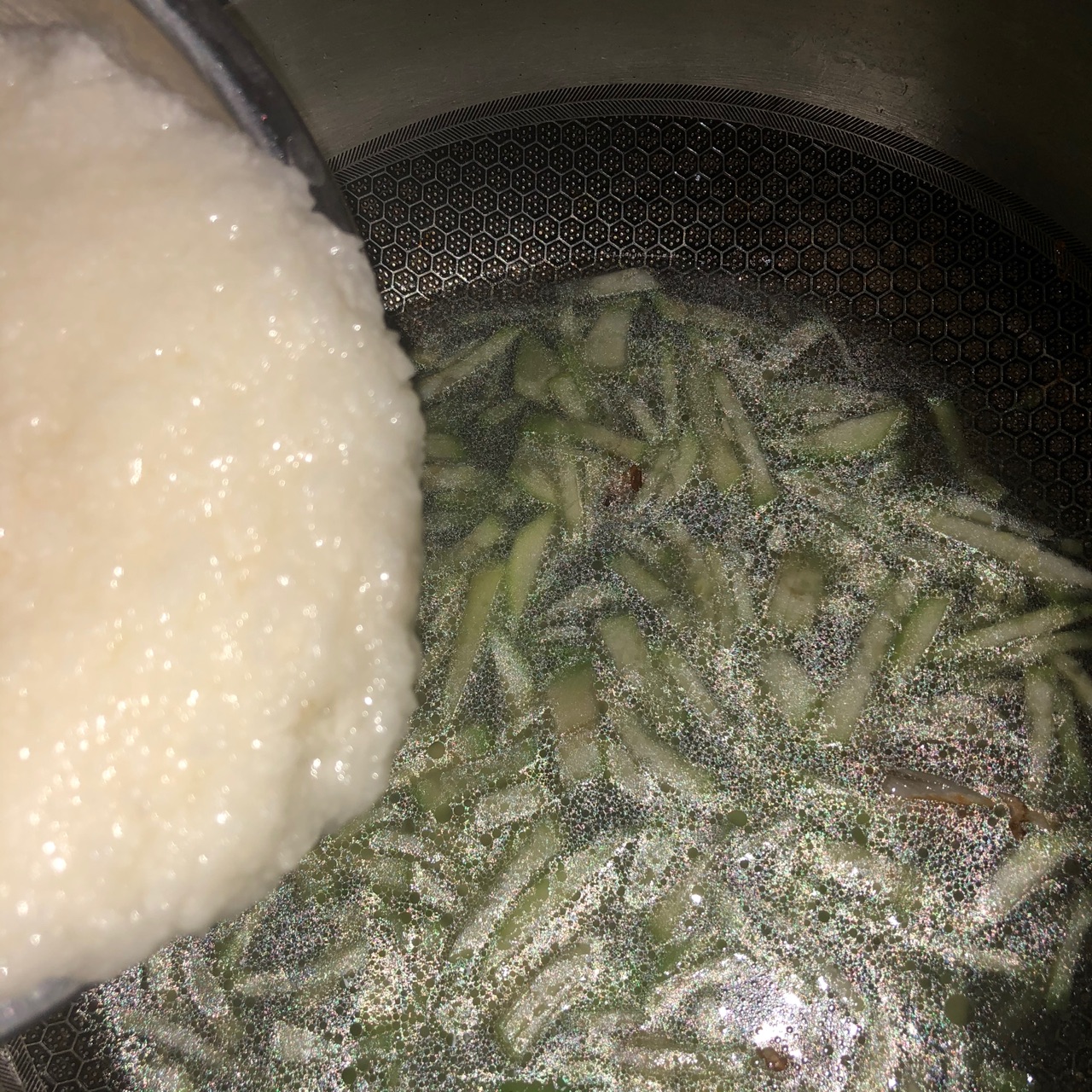 山药菜粥