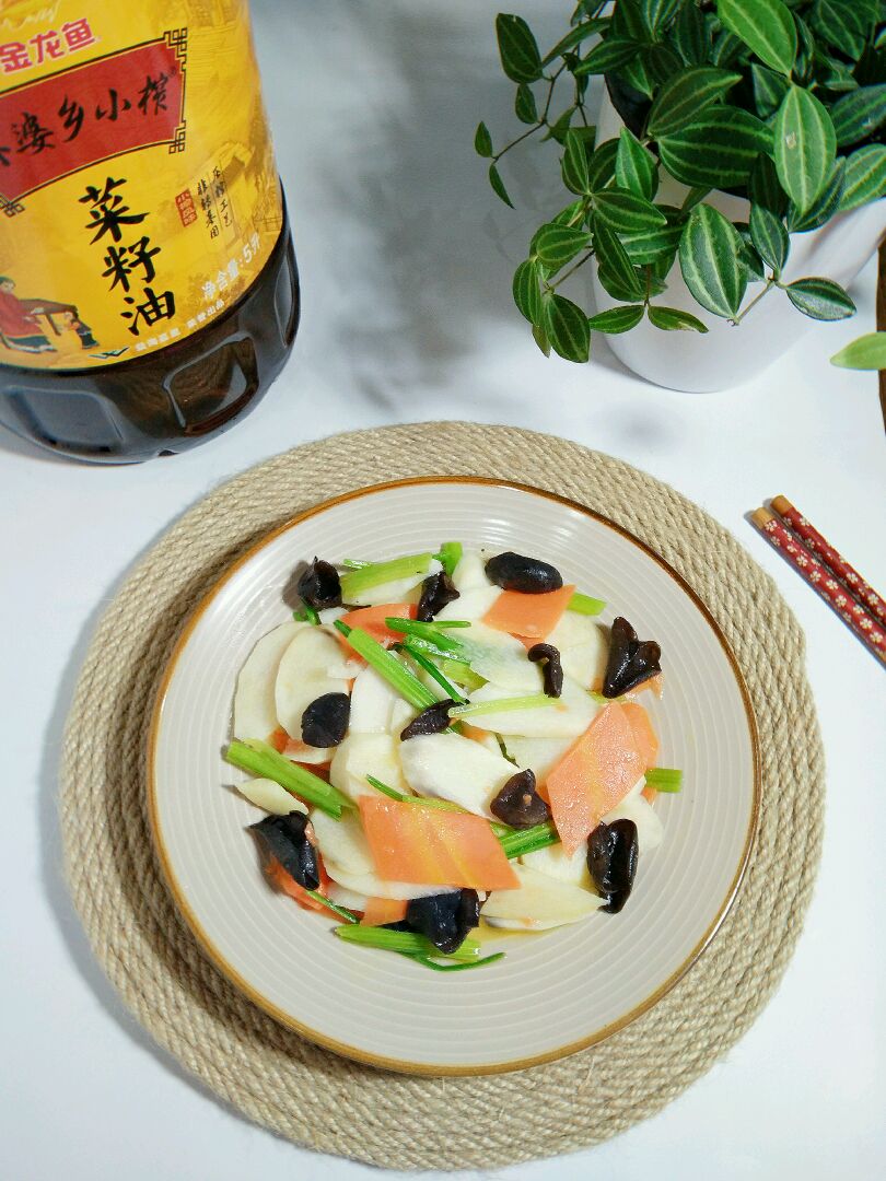 山药炒木耳