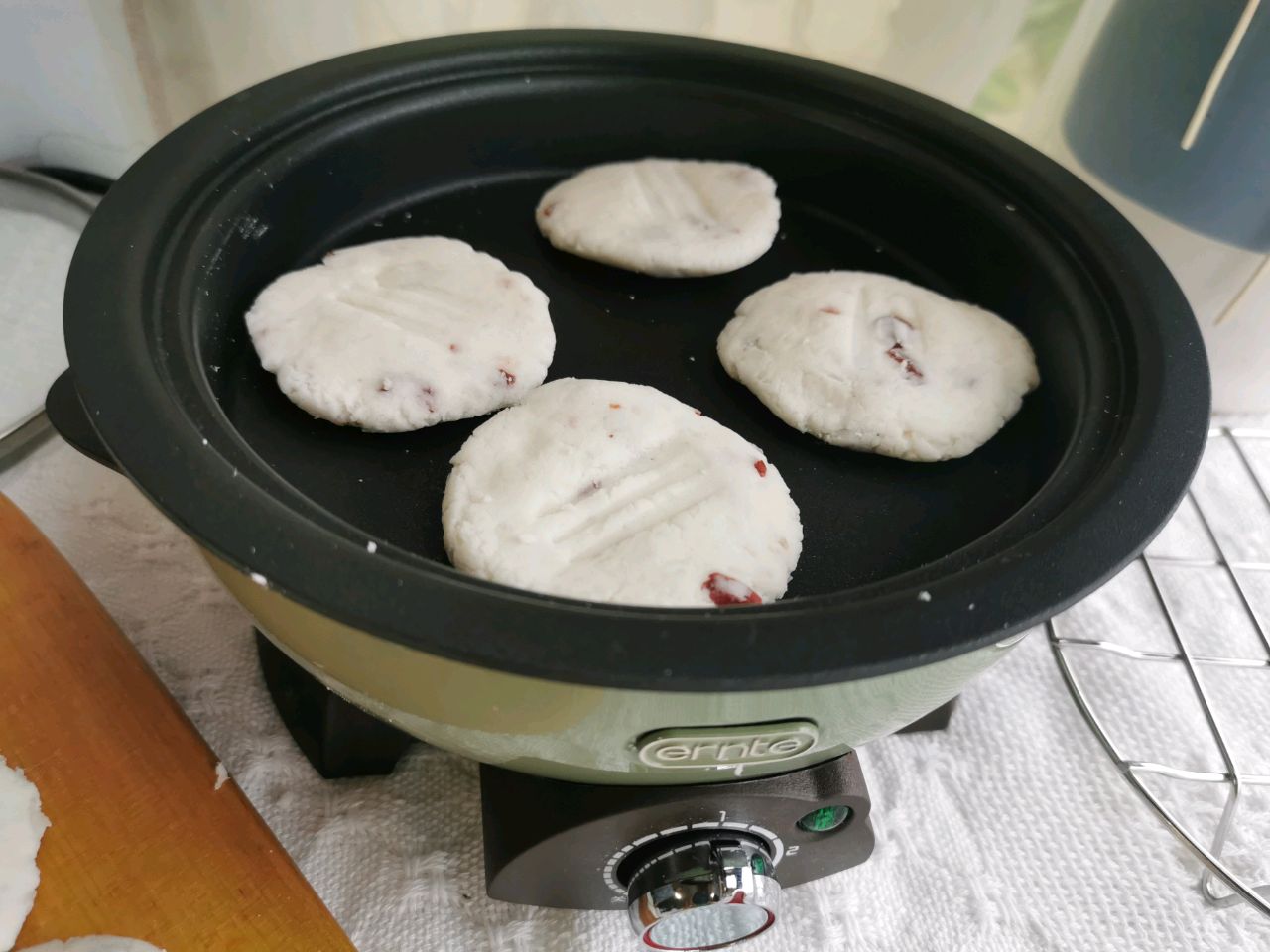 山药蔓越莓糯米饼