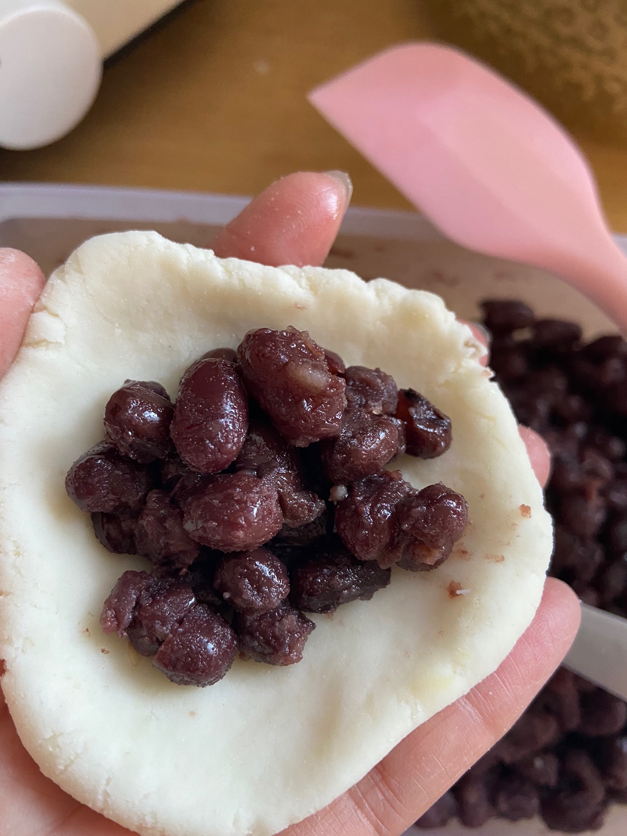 山药蜜豆饼