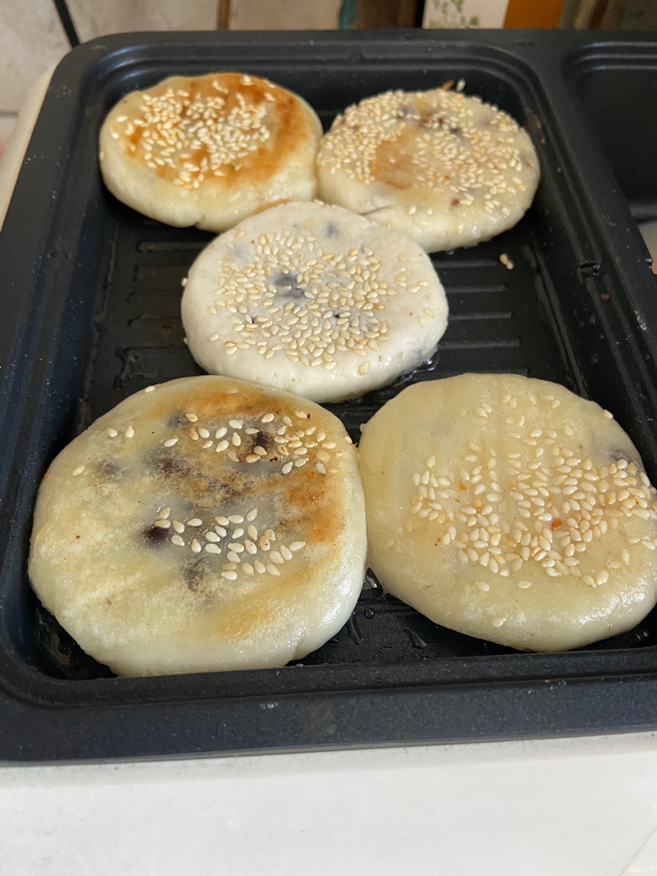 山药蜜豆饼