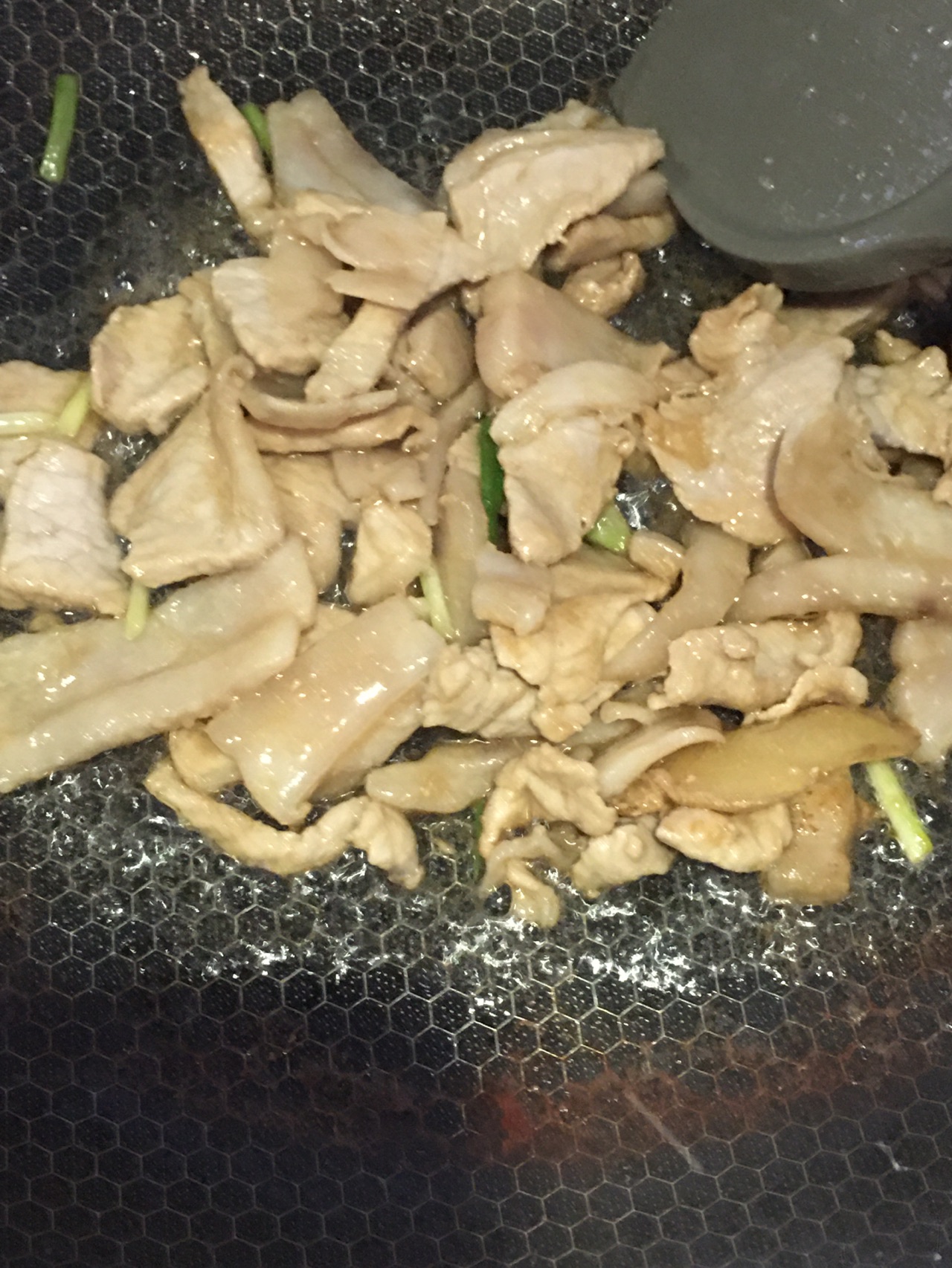 山药木耳炒肉片