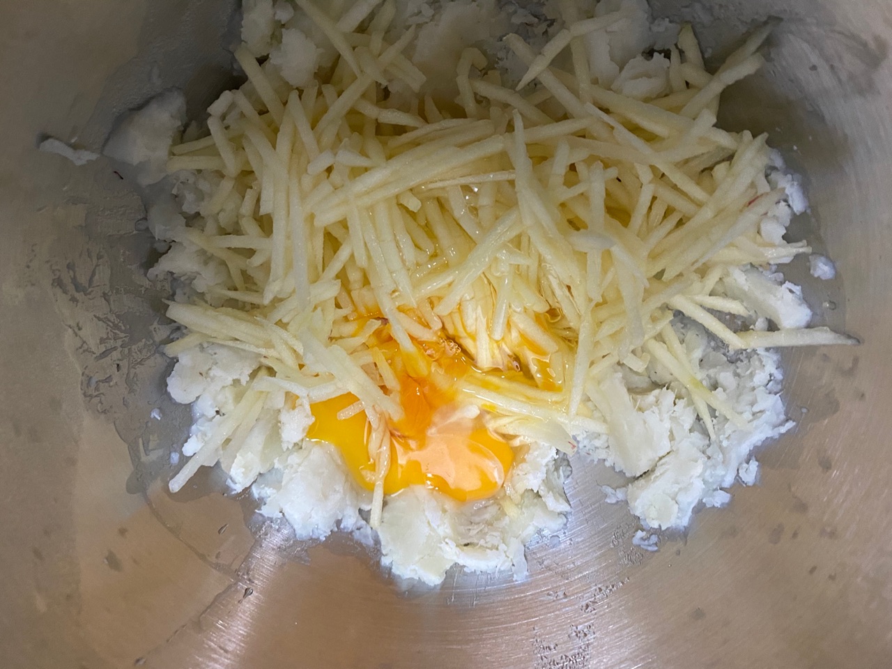 山药苹果饼