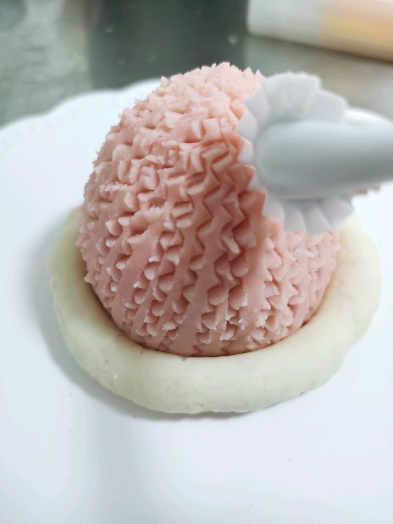 山药绒线帽