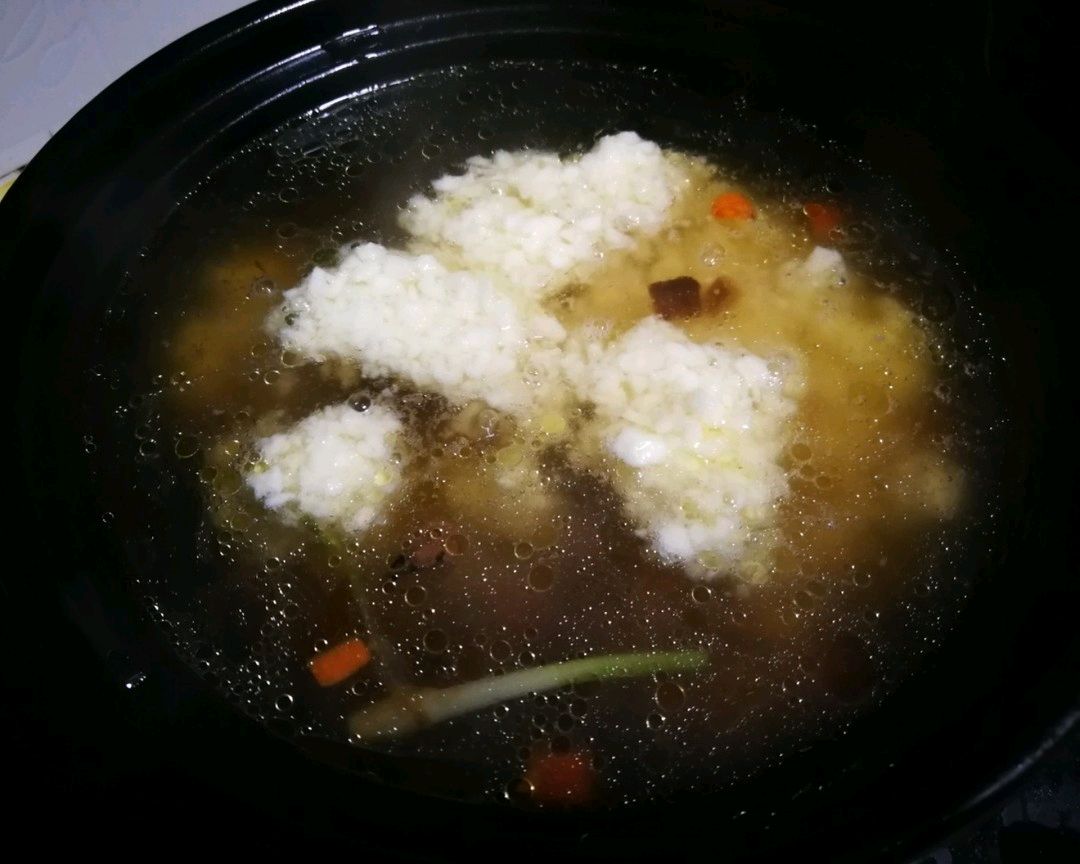 山药素菜芙蓉汤